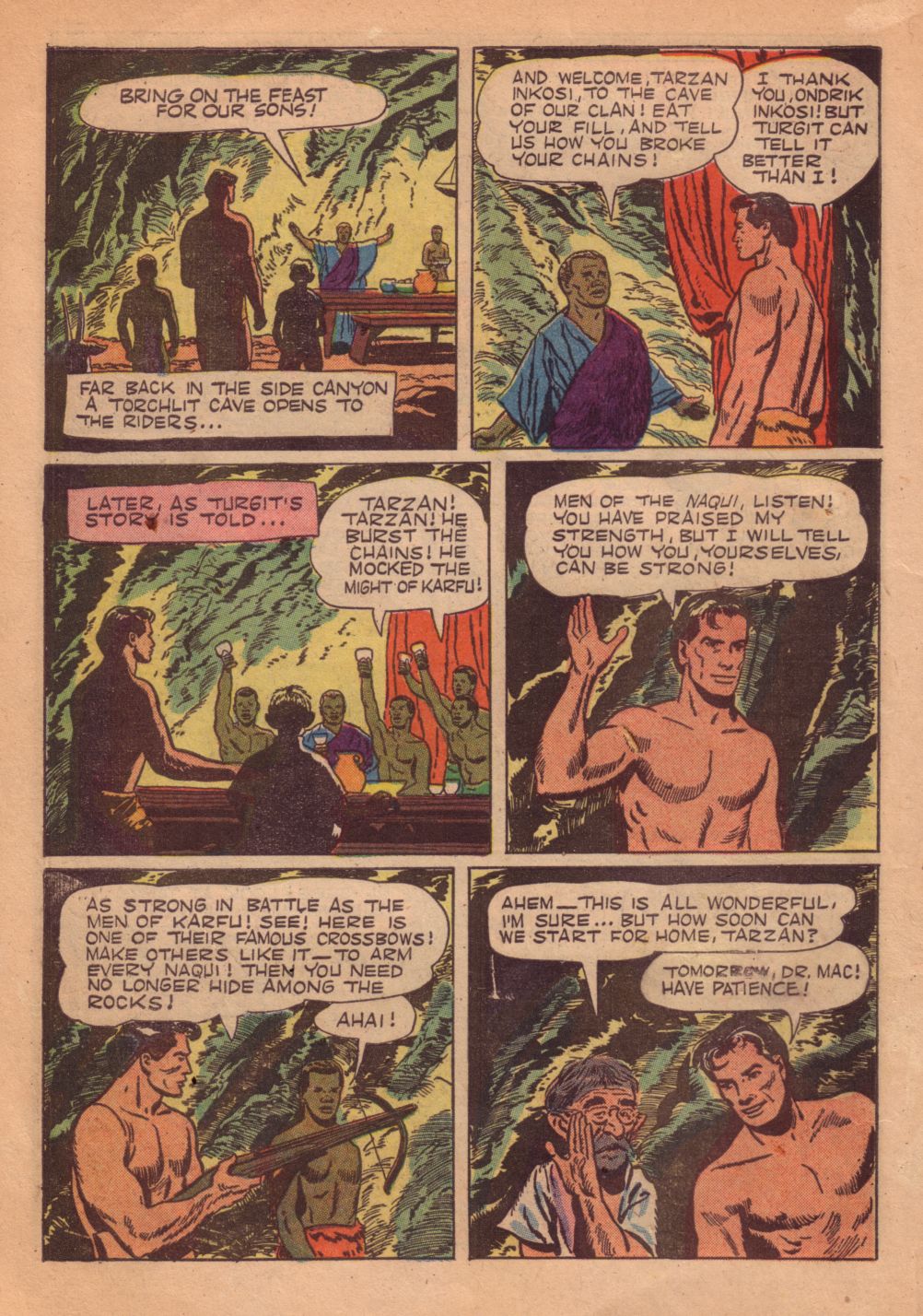 Read online Tarzan (1948) comic -  Issue #55 - 18