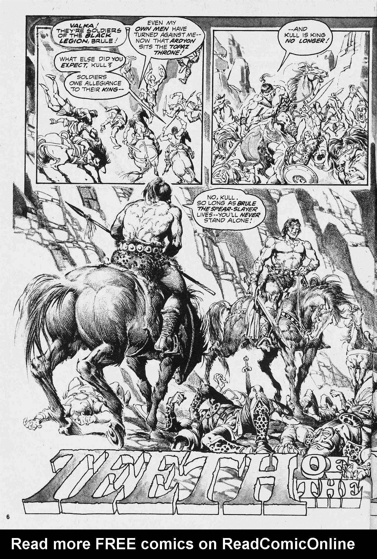 Read online Kull and the Barbarians comic -  Issue #2 - 6