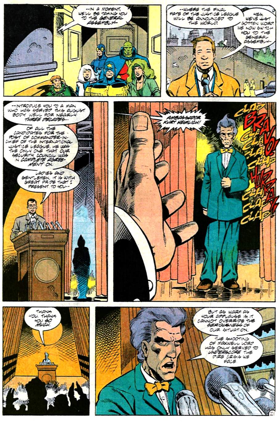 Read online Justice League America comic -  Issue #53 - 22