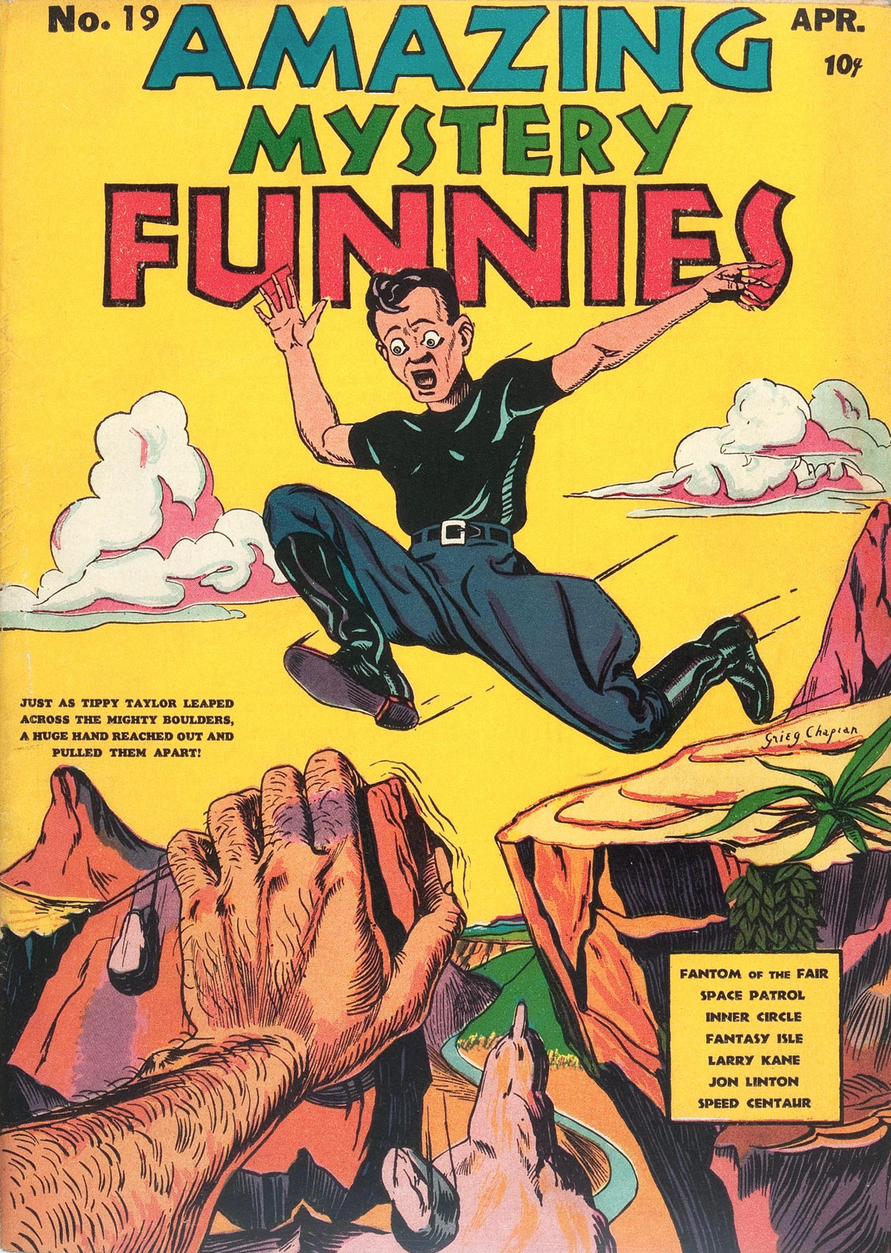 Read online Amazing Mystery Funnies comic -  Issue #19 - 1