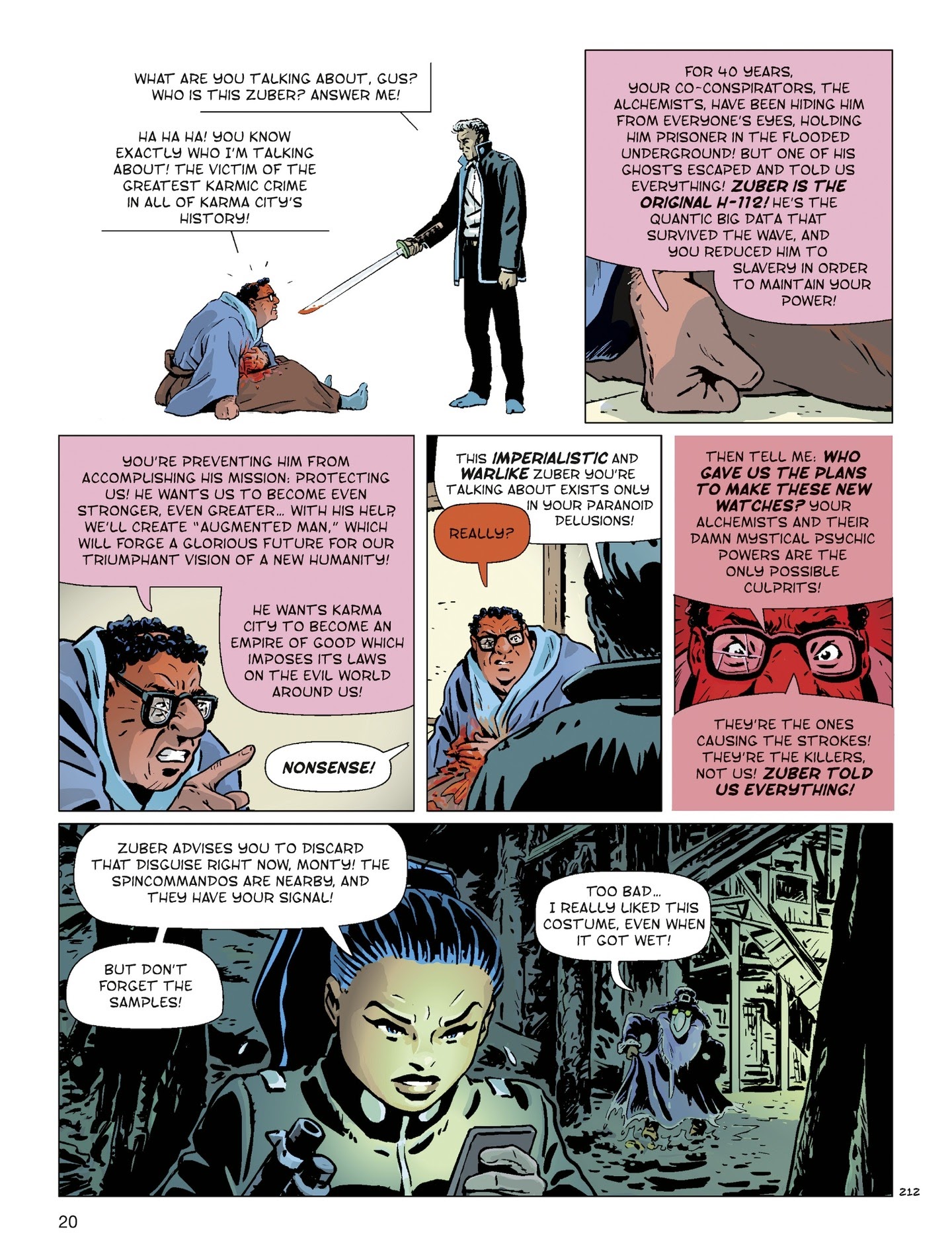 Read online Karma City comic -  Issue #9 - 21