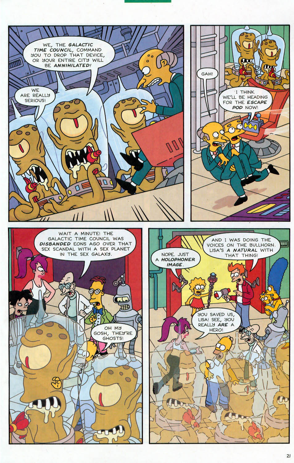 Read online Futurama Comics comic -  Issue #9c - 24