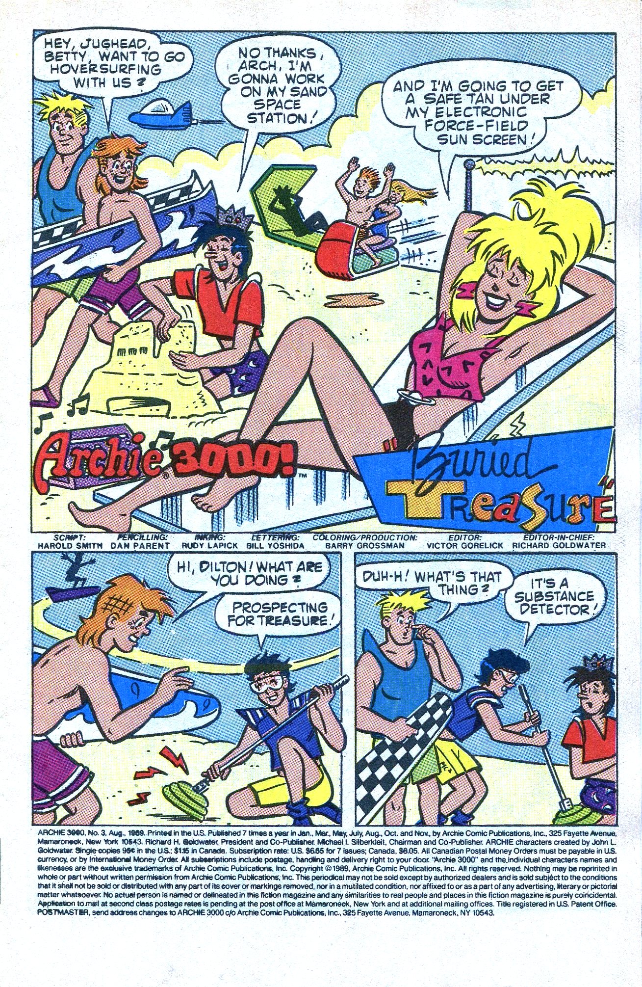 Read online Archie 3000! (1989) comic -  Issue #3 - 3