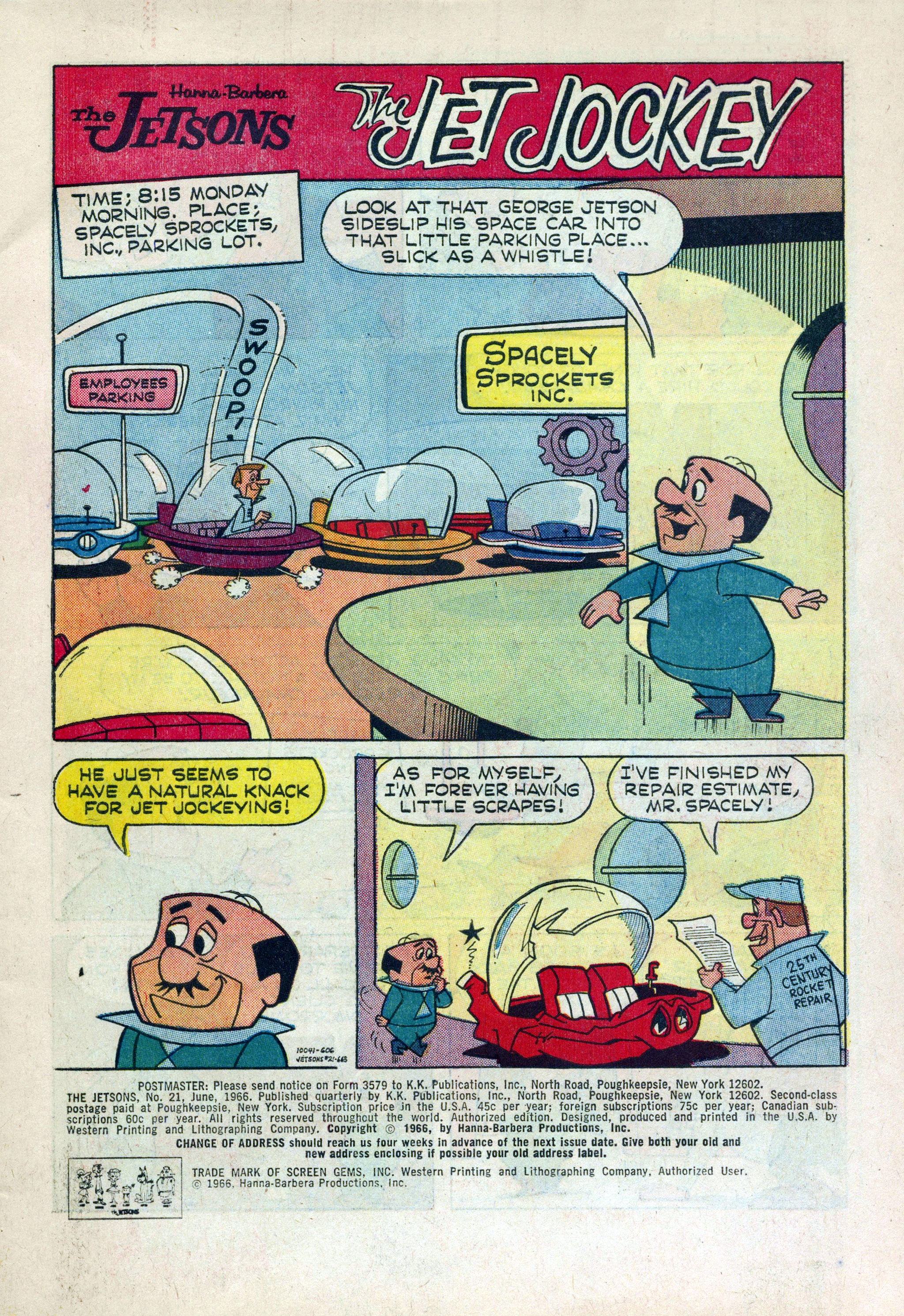 Read online The Jetsons (1963) comic -  Issue #21 - 3