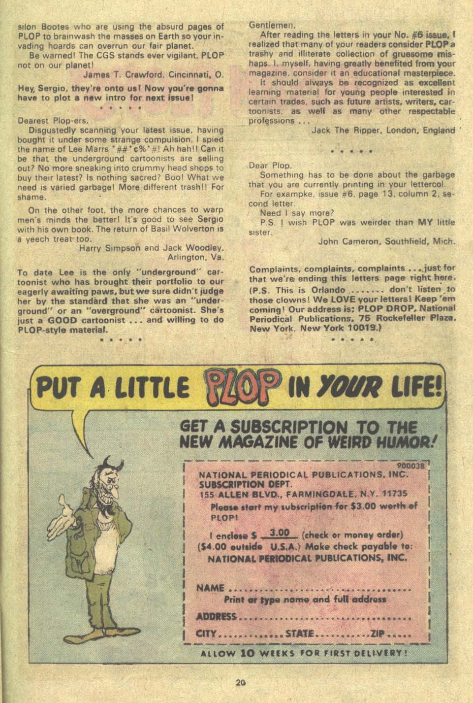 Read online Plop! comic -  Issue #9 - 21