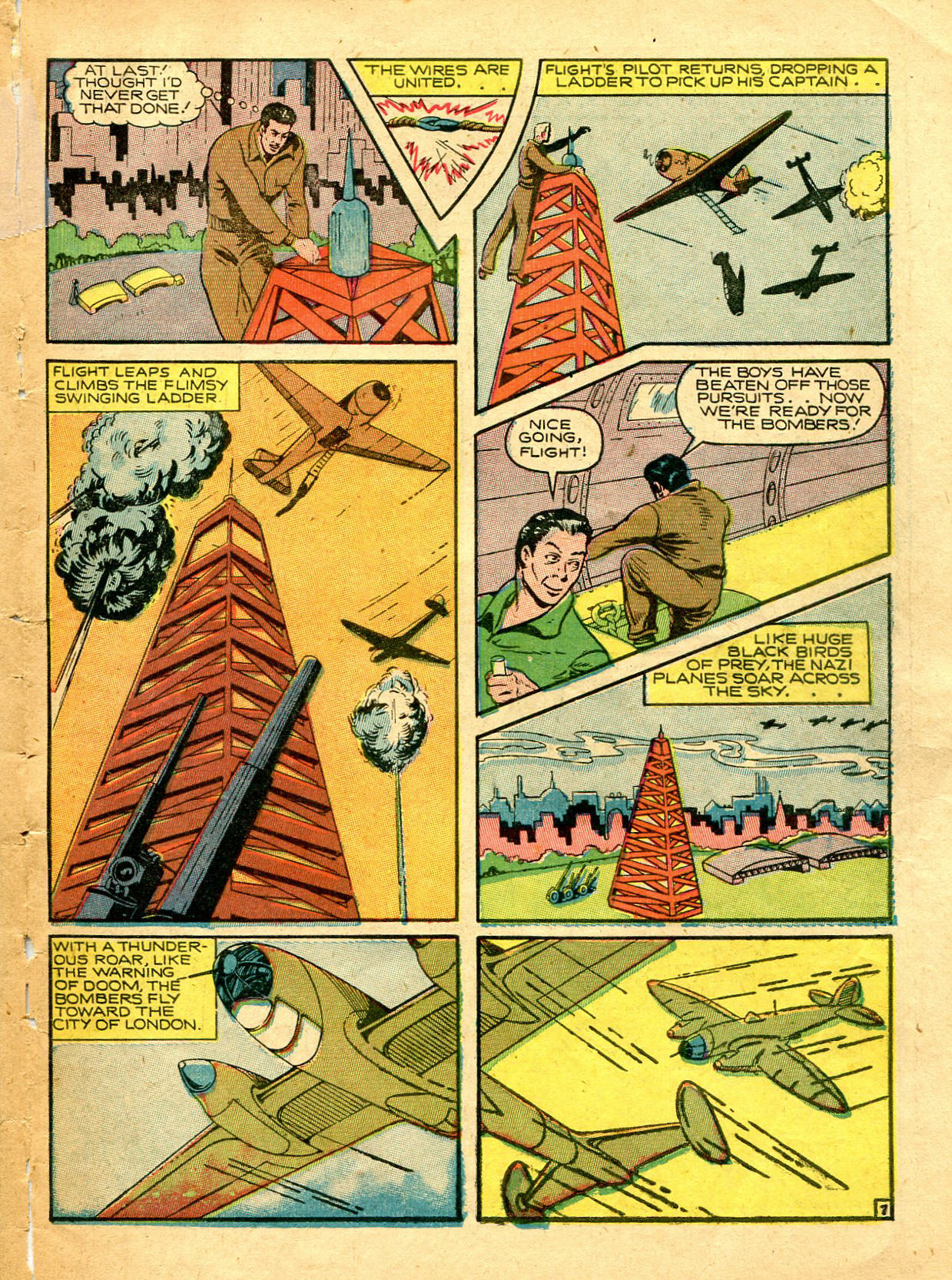 Read online Captain Flight Comics comic -  Issue #8 - 9