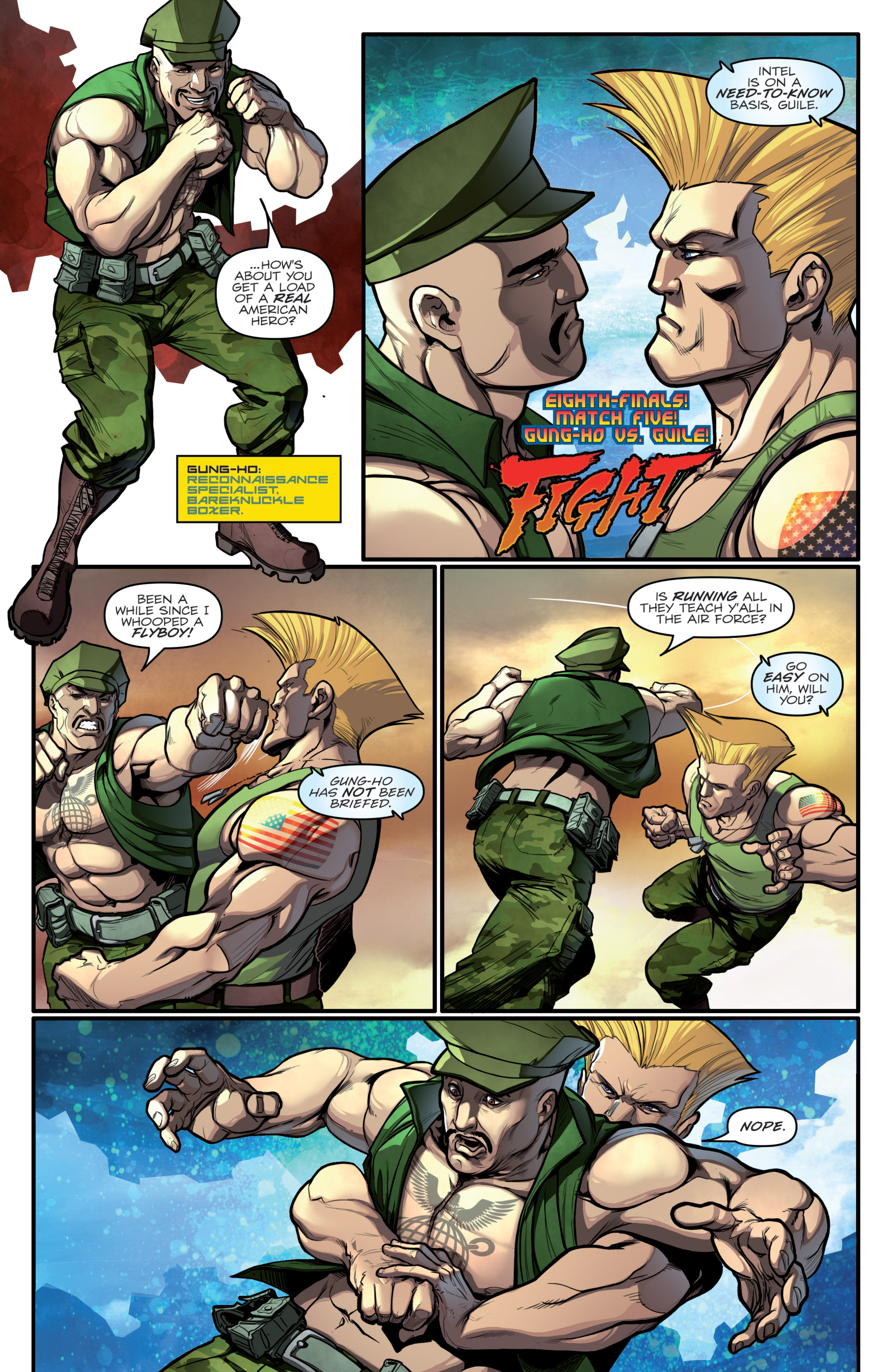 Read online Street Fighter X G.I. Joe comic -  Issue #2 - 4