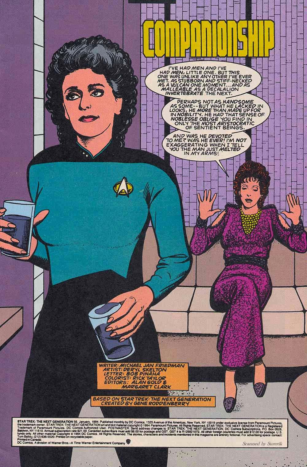 Read online Star Trek: The Next Generation (1989) comic -  Issue #56 - 2