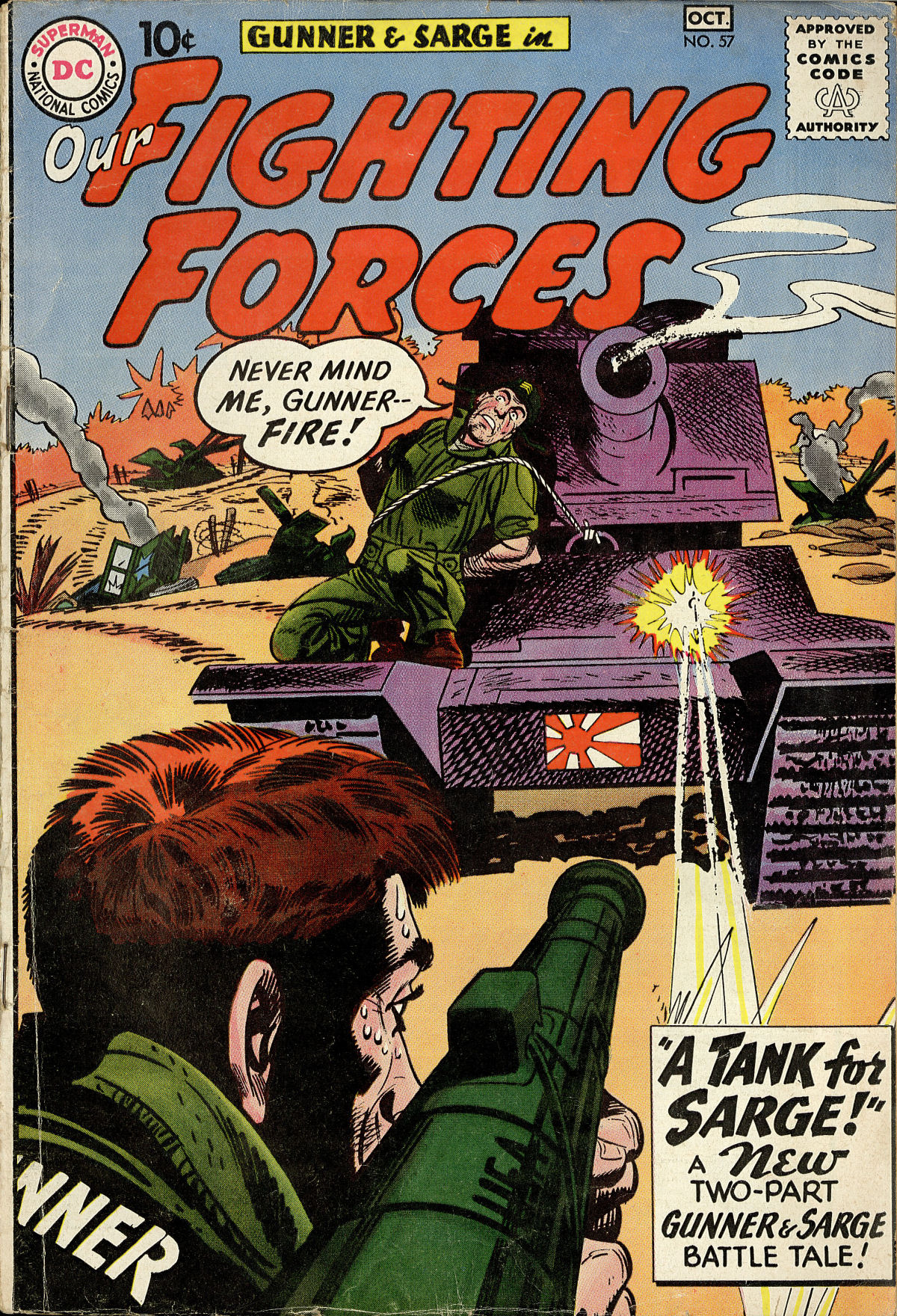 Read online Our Fighting Forces comic -  Issue #57 - 1