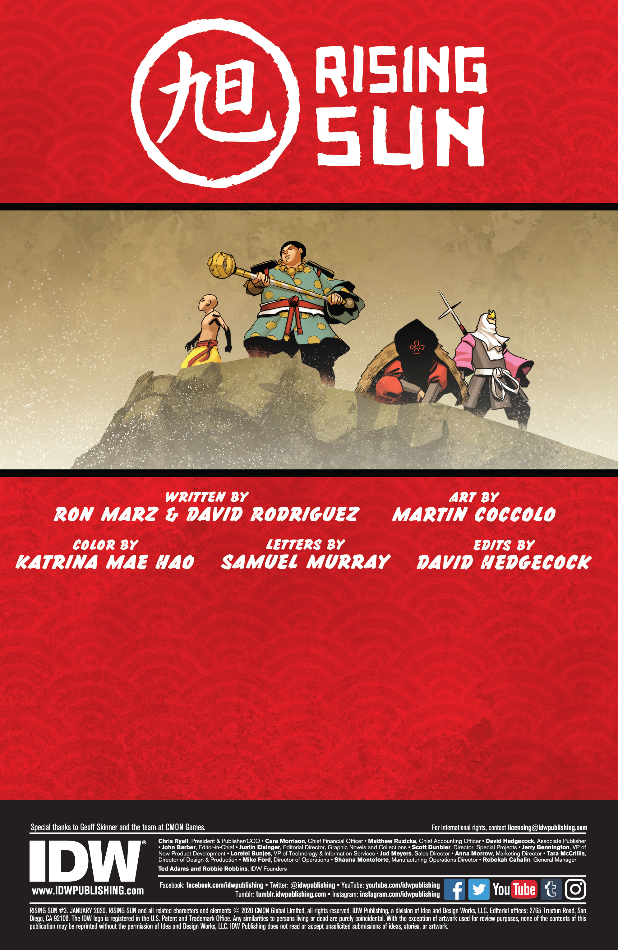Read online Rising Sun comic -  Issue #3 - 2