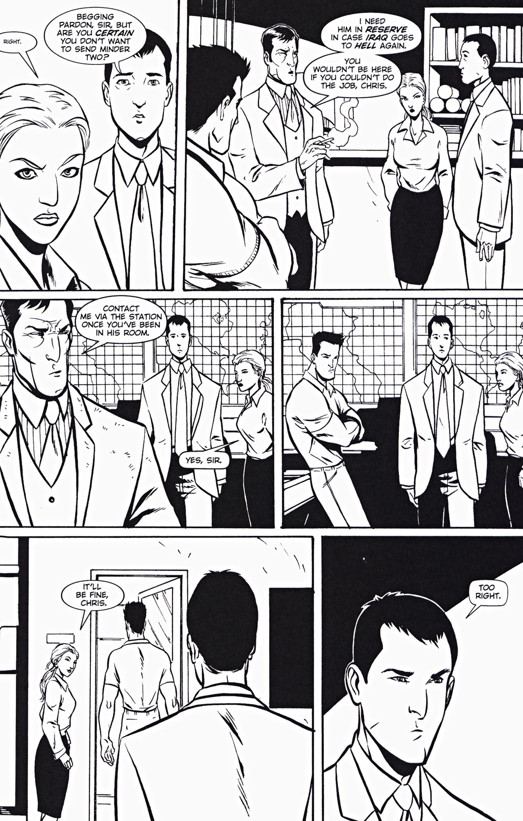 Read online Queen & Country comic -  Issue #26 - 22