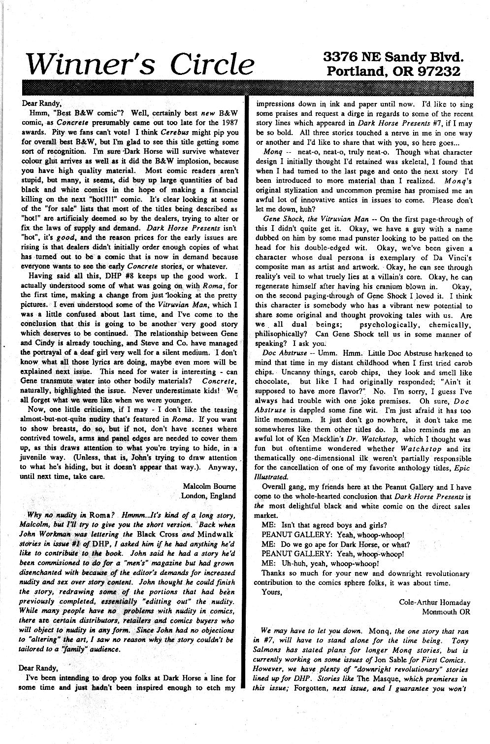 Read online Dark Horse Presents (1986) comic -  Issue #10 - 11