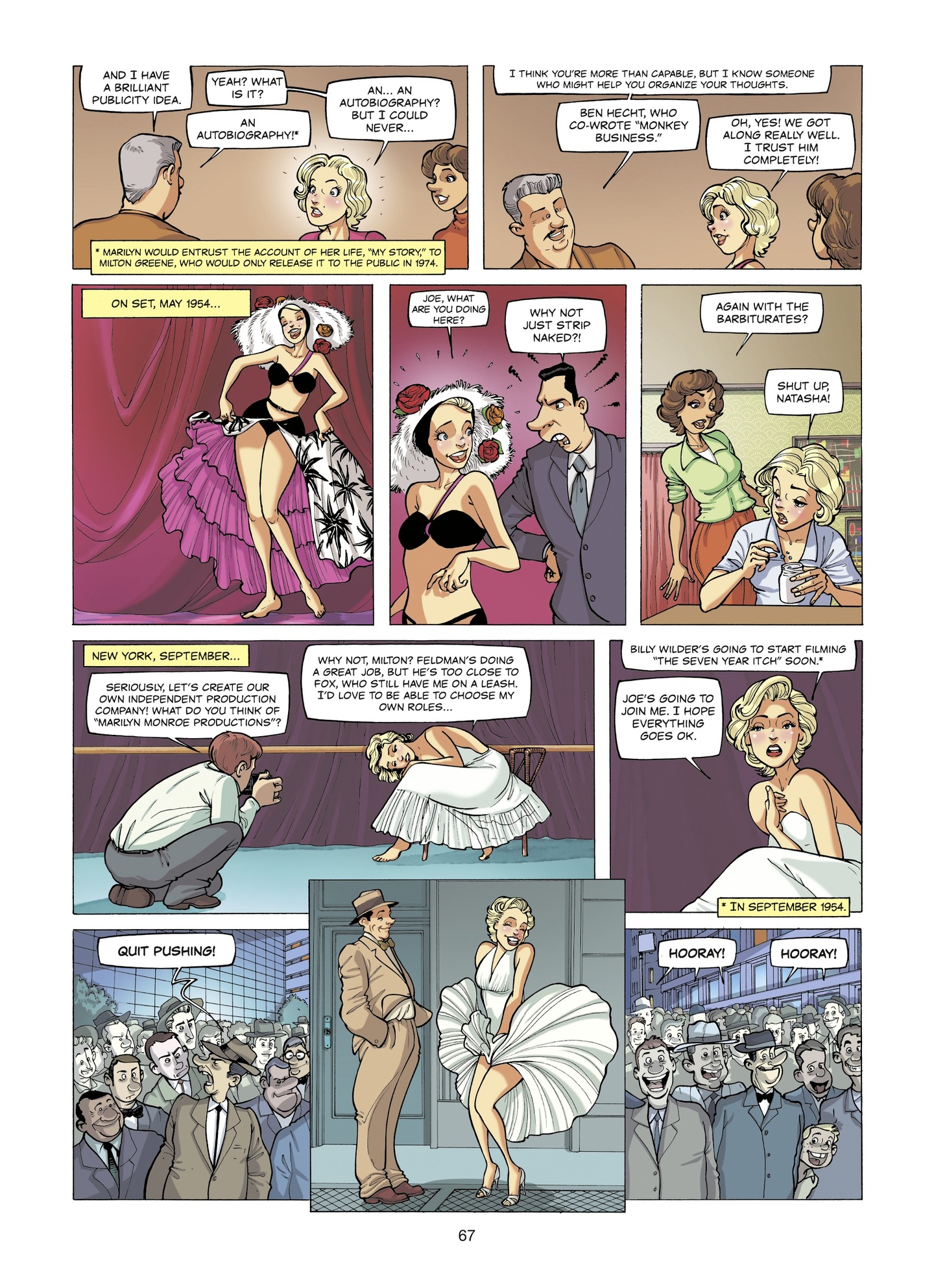 Read online The Stars of History: Marilyn Monroe comic -  Issue # TPB - 67
