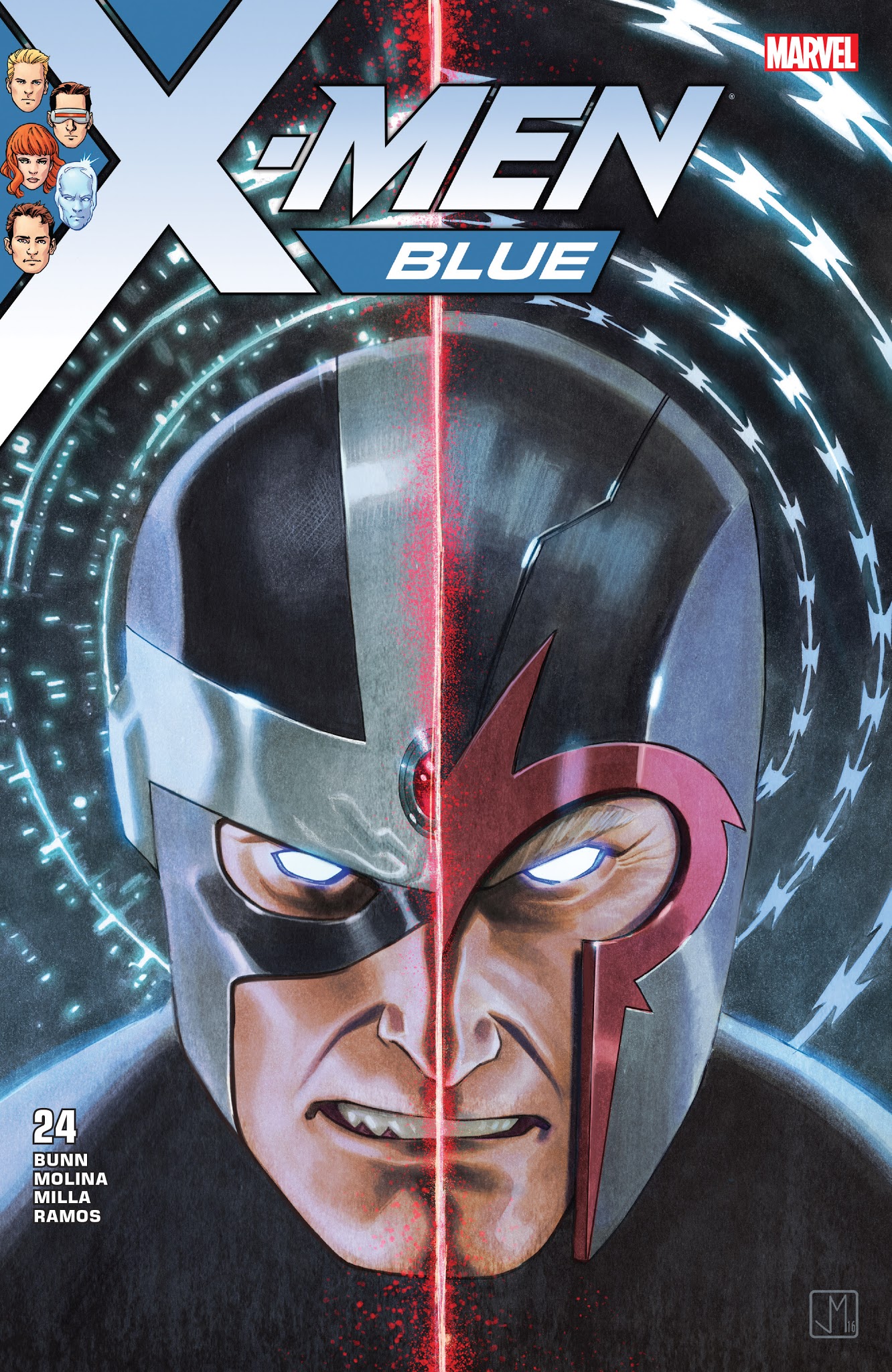 Read online X-Men: Blue comic -  Issue #24 - 1