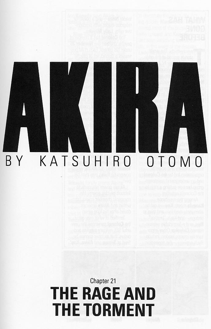 Read online Akira comic -  Issue #21 - 4