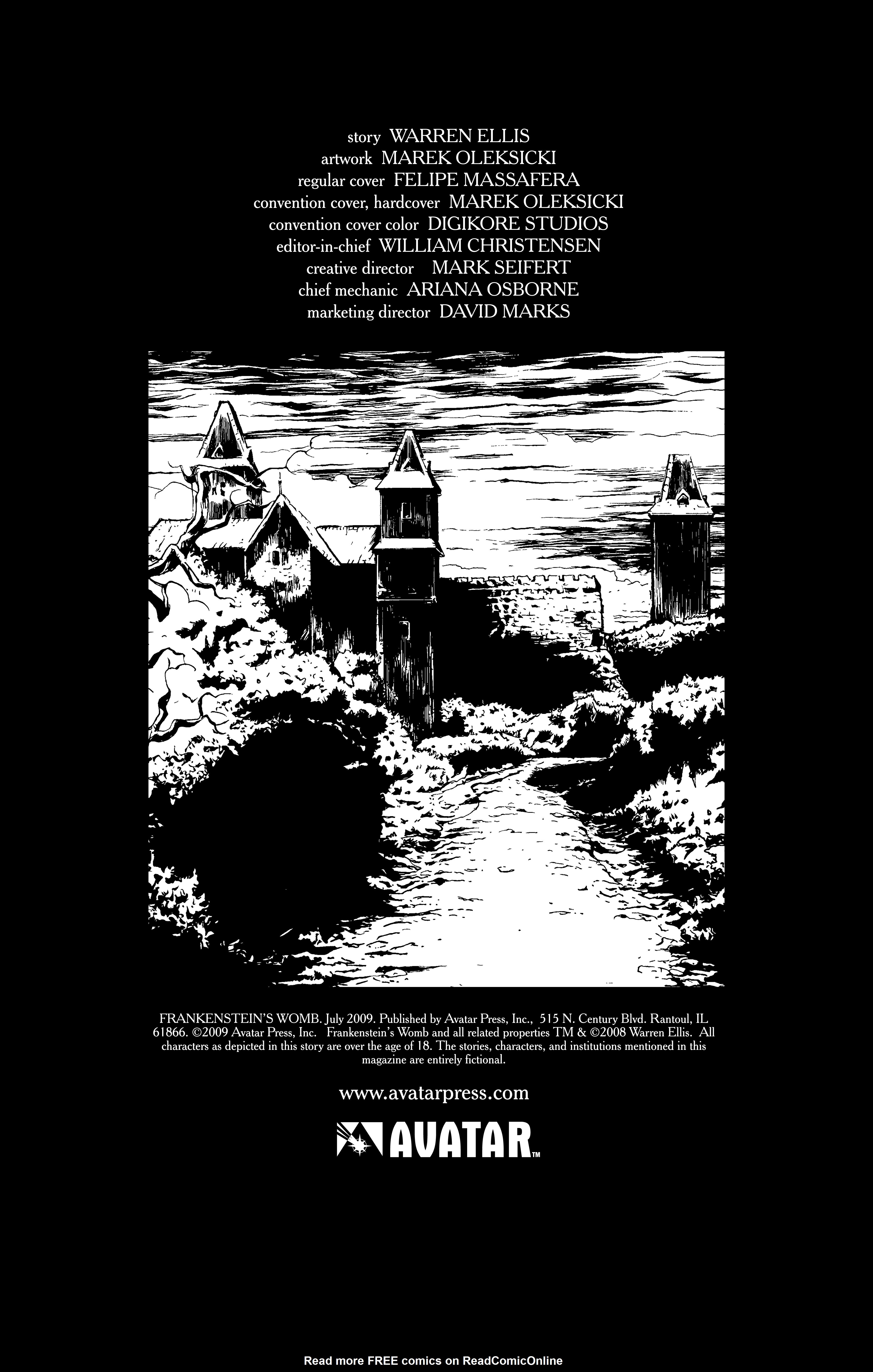 Read online Frankenstein's Womb comic -  Issue # Full - 4