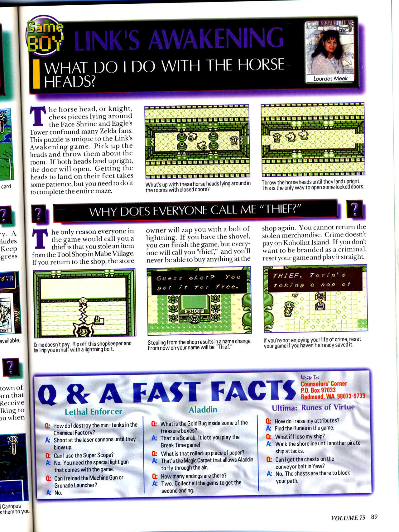 Read online Nintendo Power comic -  Issue #75 - 96