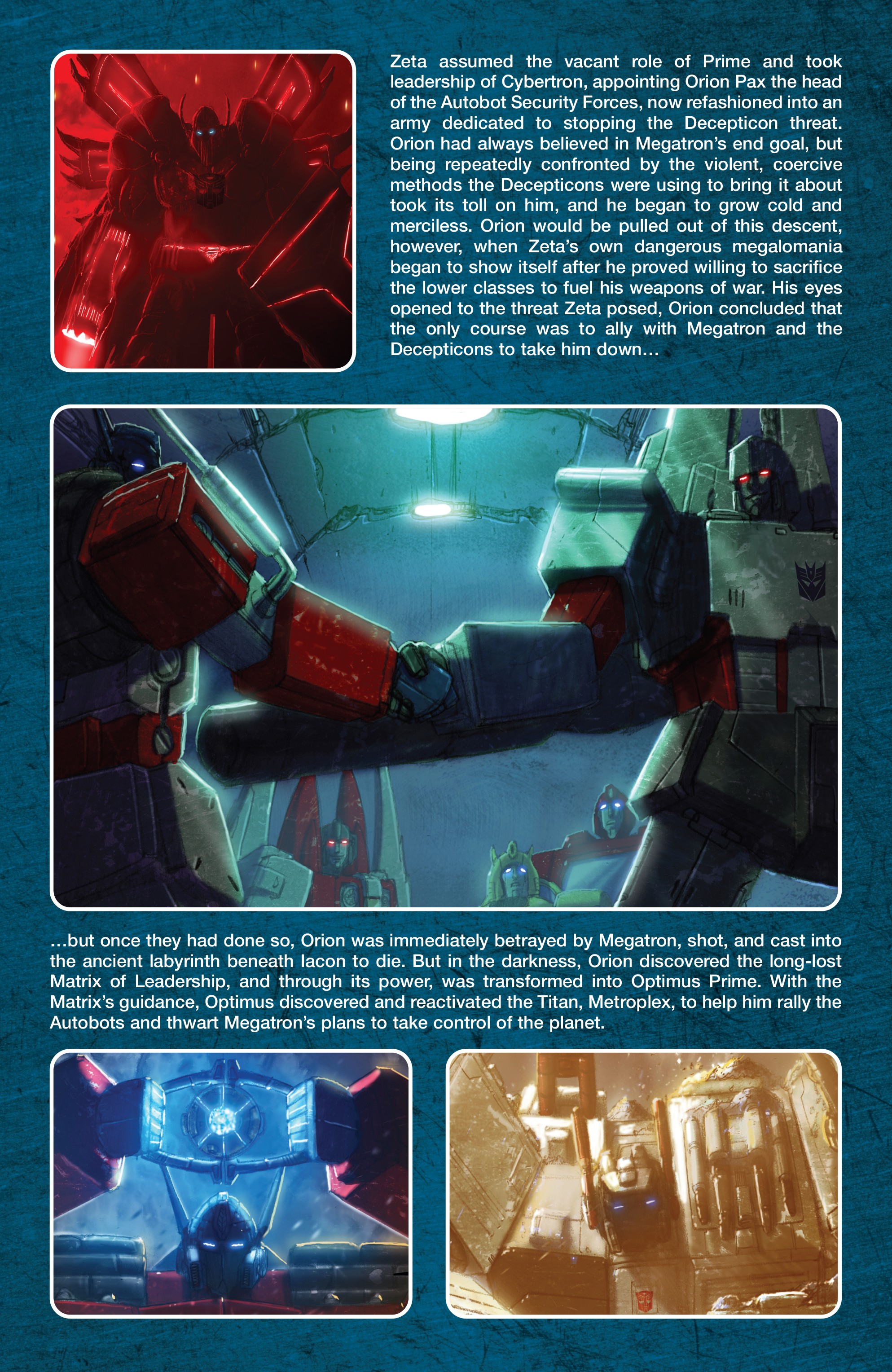 Read online Transformers: Historia comic -  Issue # Full - 13