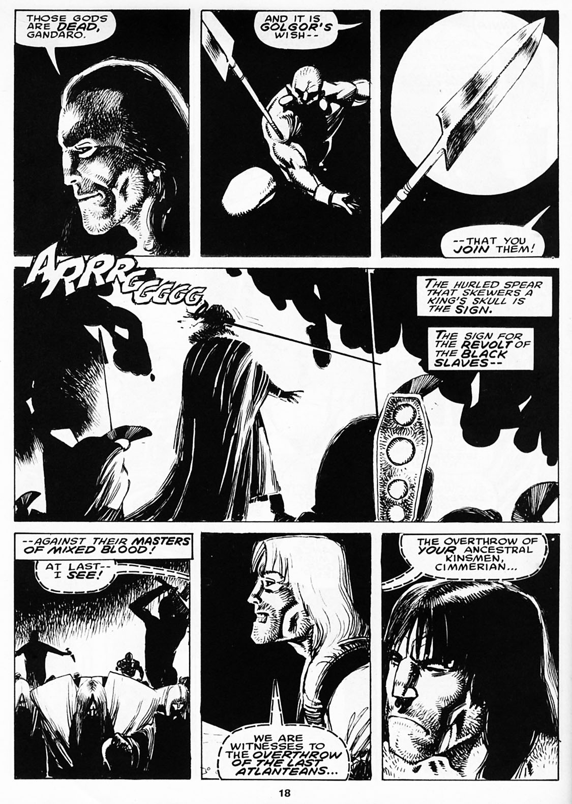 Read online The Savage Sword Of Conan comic -  Issue #220 - 19