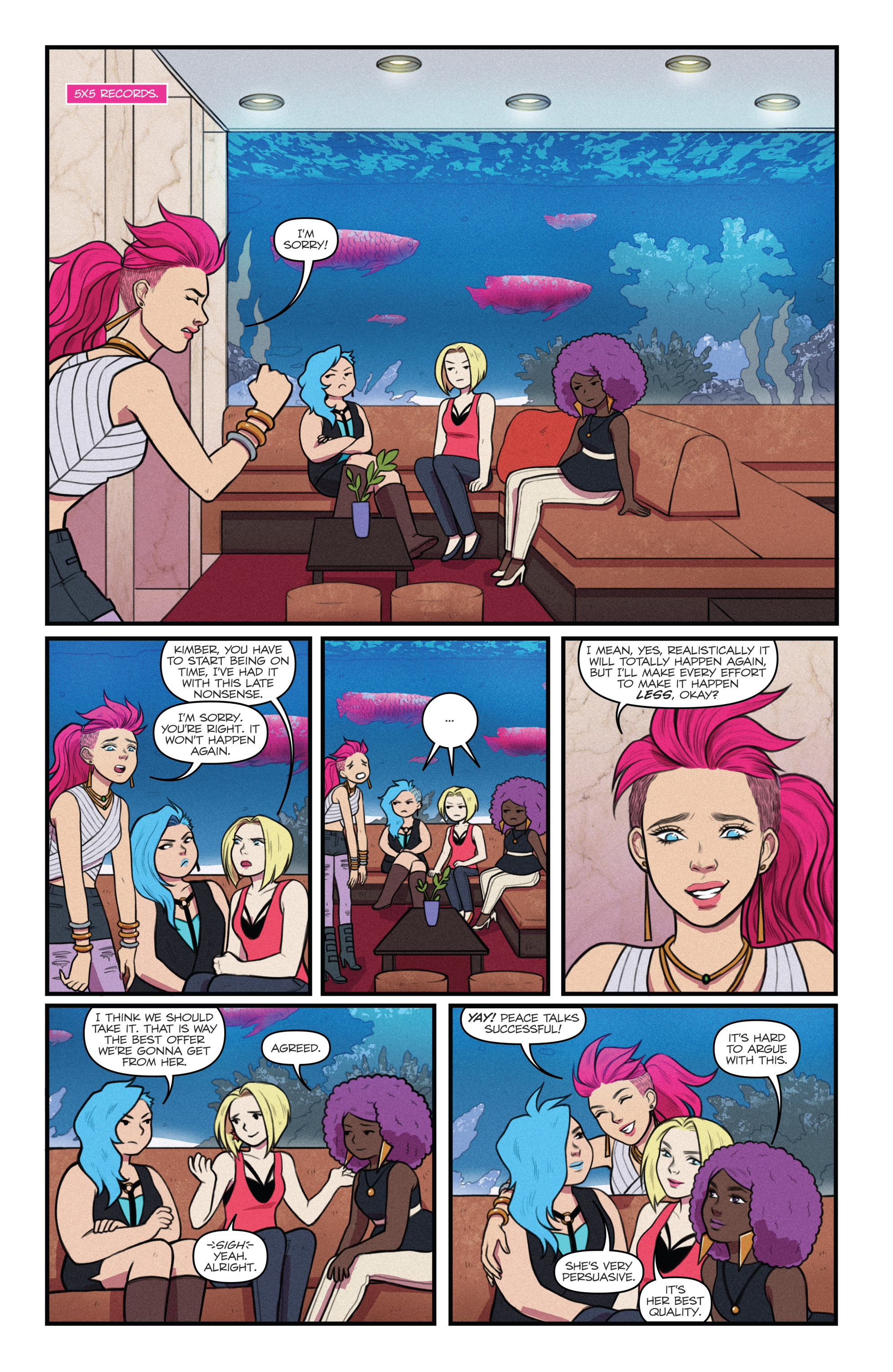 Read online Jem and The Holograms comic -  Issue # _Special - Valentine's Day - 8