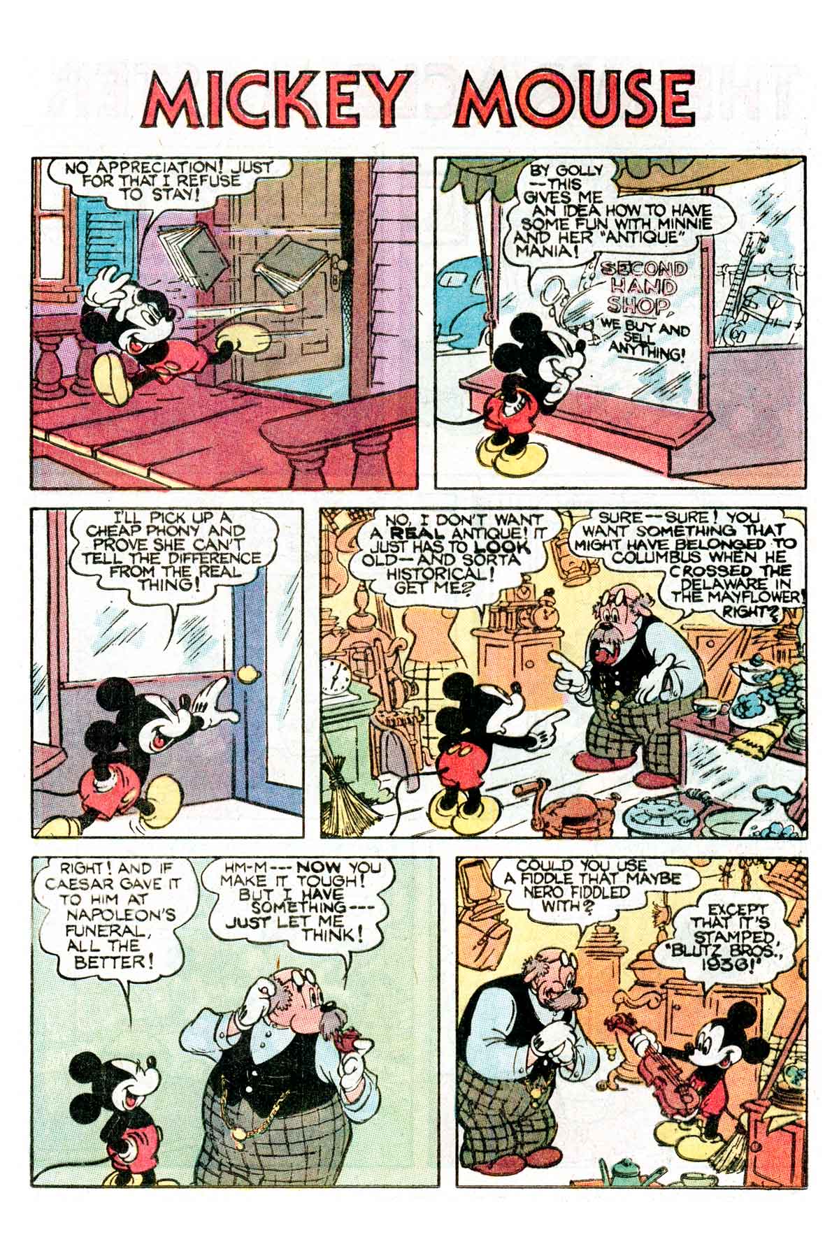 Read online Walt Disney's Mickey Mouse comic -  Issue #244 - 12