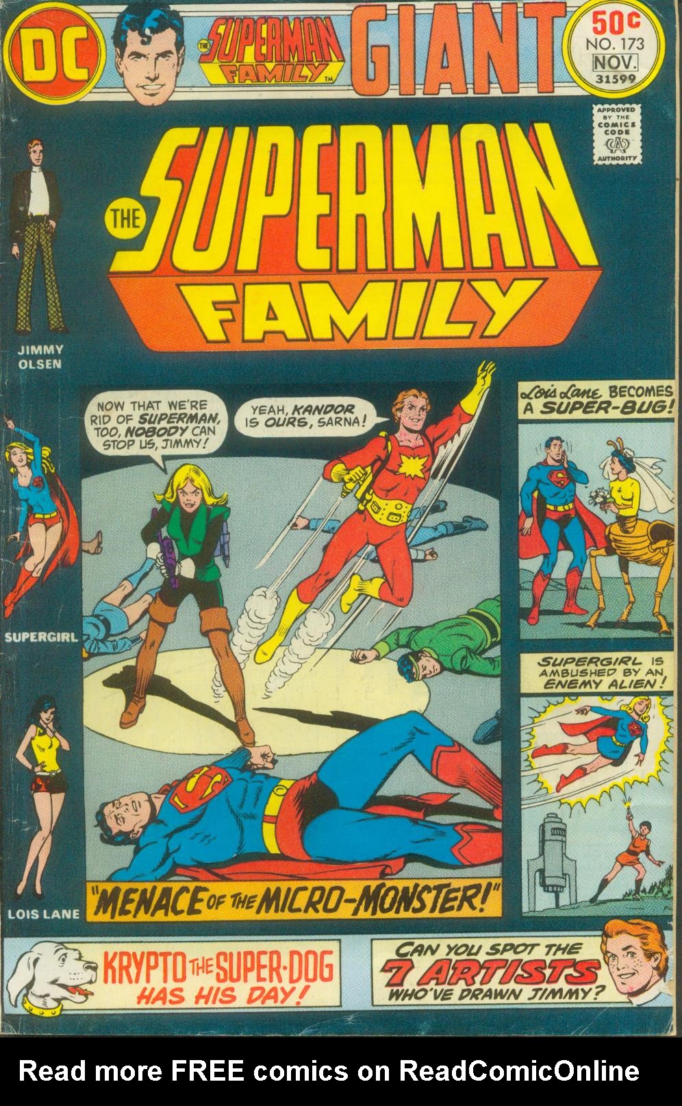 Read online The Superman Family comic -  Issue #173 - 1