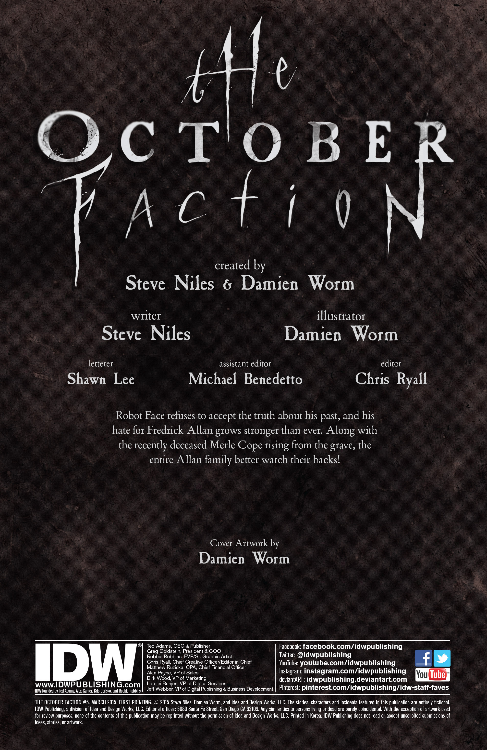 Read online The October Faction comic -  Issue #5 - 2