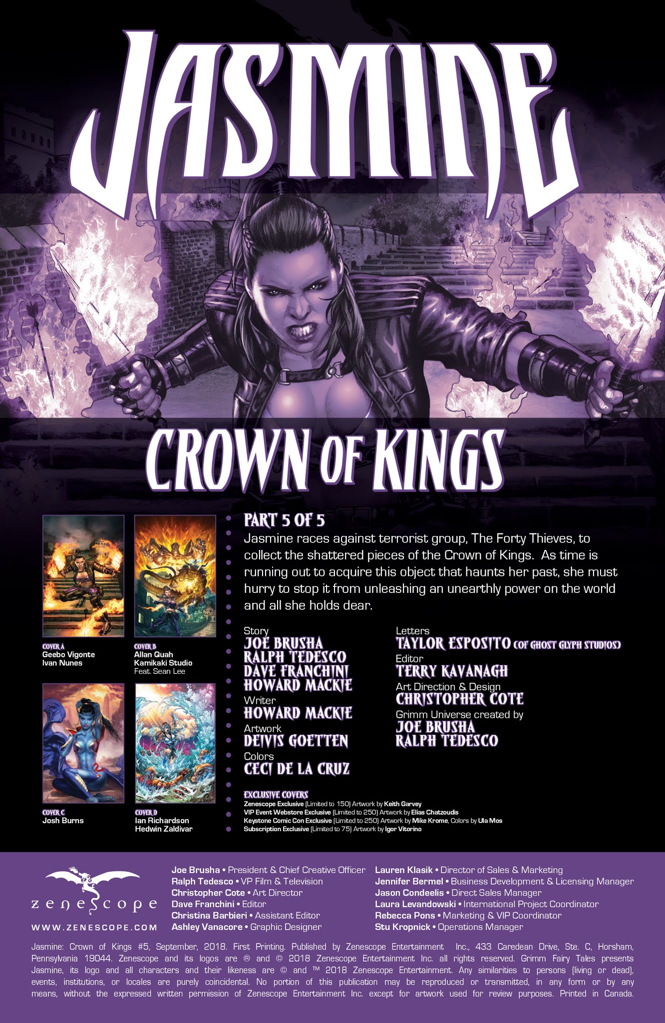 Read online Jasmine: Crown of Kings comic -  Issue #5 - 2