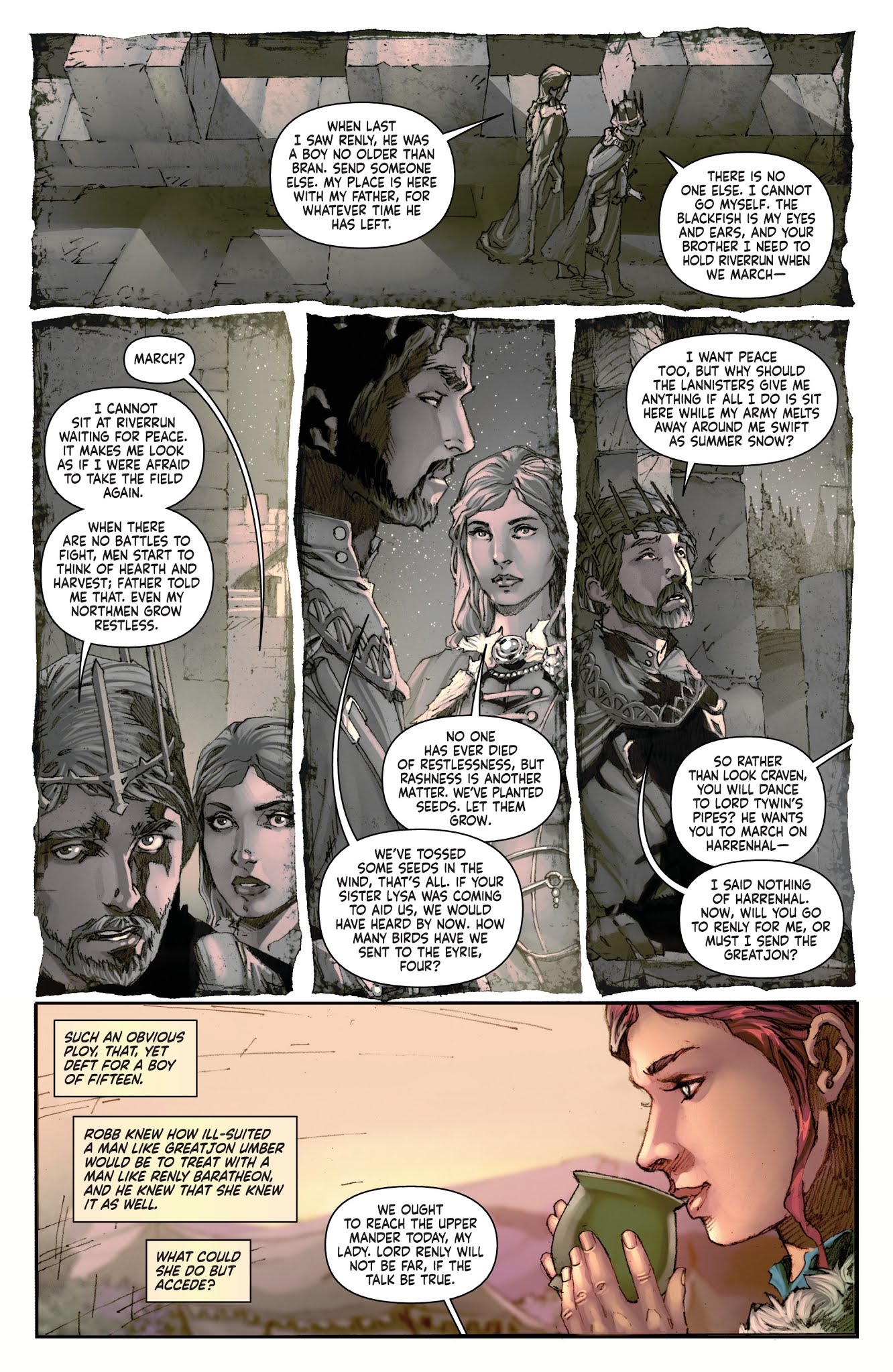 Read online A Clash of Kings comic -  Issue #12 - 14