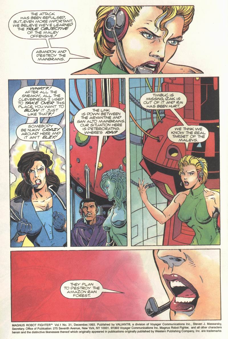 Read online Magnus Robot Fighter (1991) comic -  Issue #31 - 3