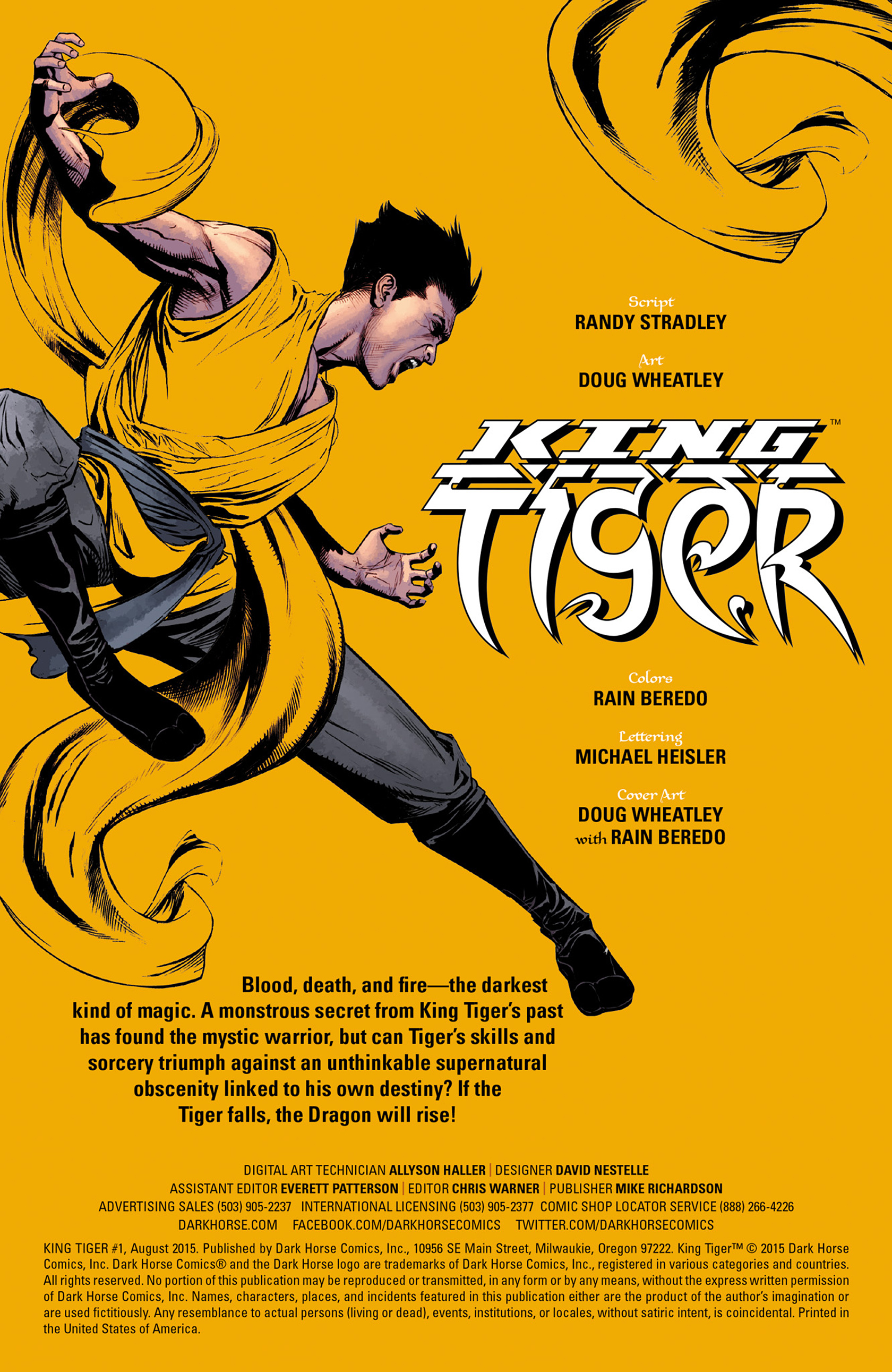 Read online King Tiger comic -  Issue #1 - 2