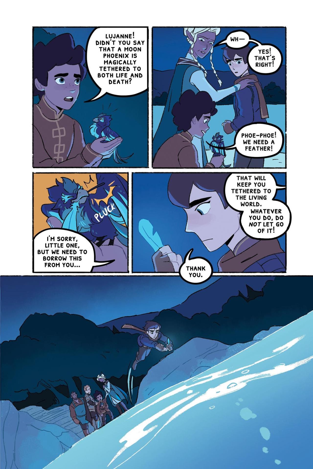 Read online Through the Moon: The Dragon Prince Graphic Novel comic -  Issue # TPB - 109