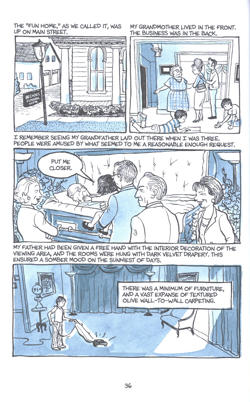 Read online Fun Home: A Family Tragicomic comic -  Issue # TPB - 43