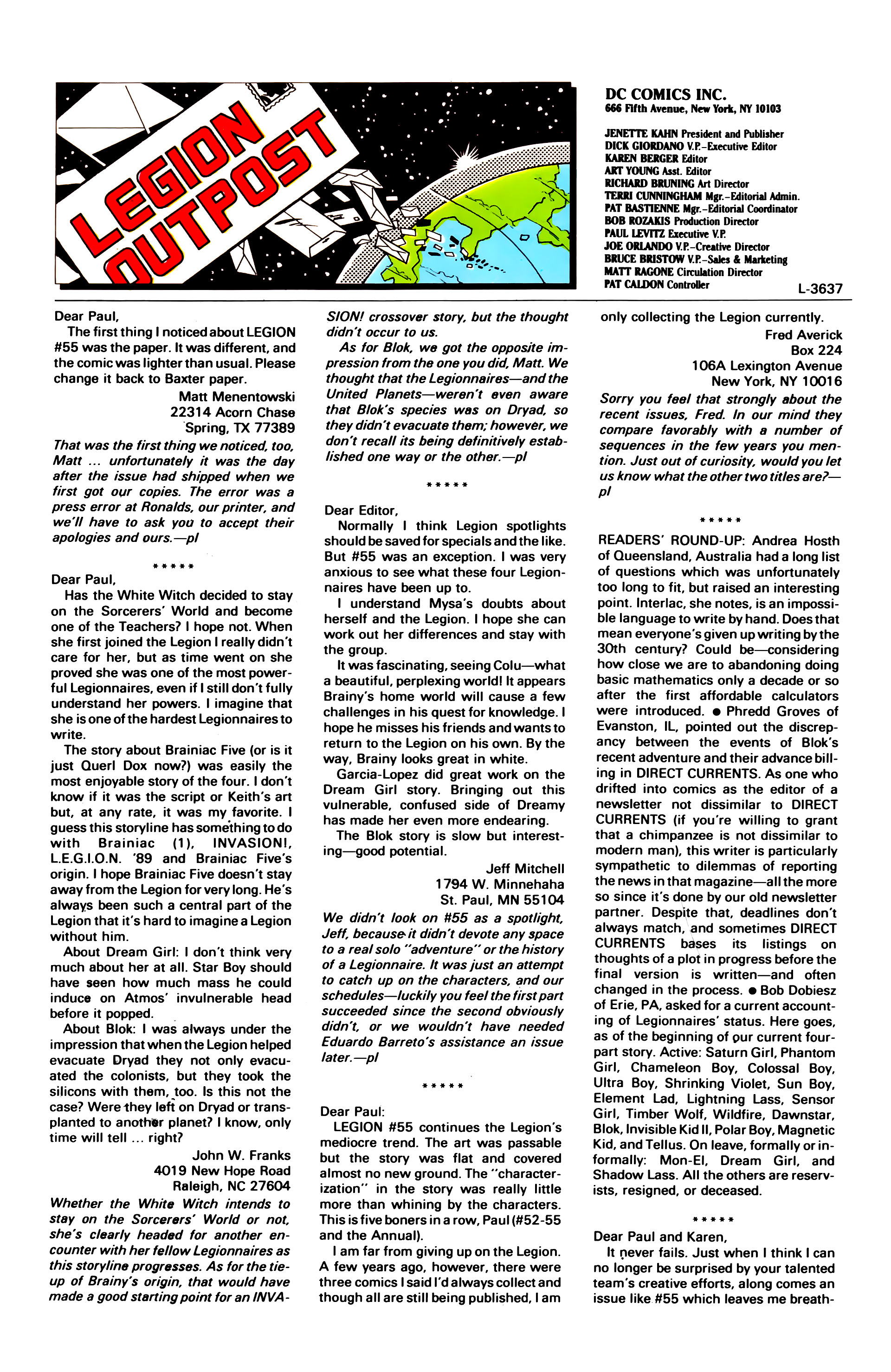 Legion of Super-Heroes (1984) 60 Page 28