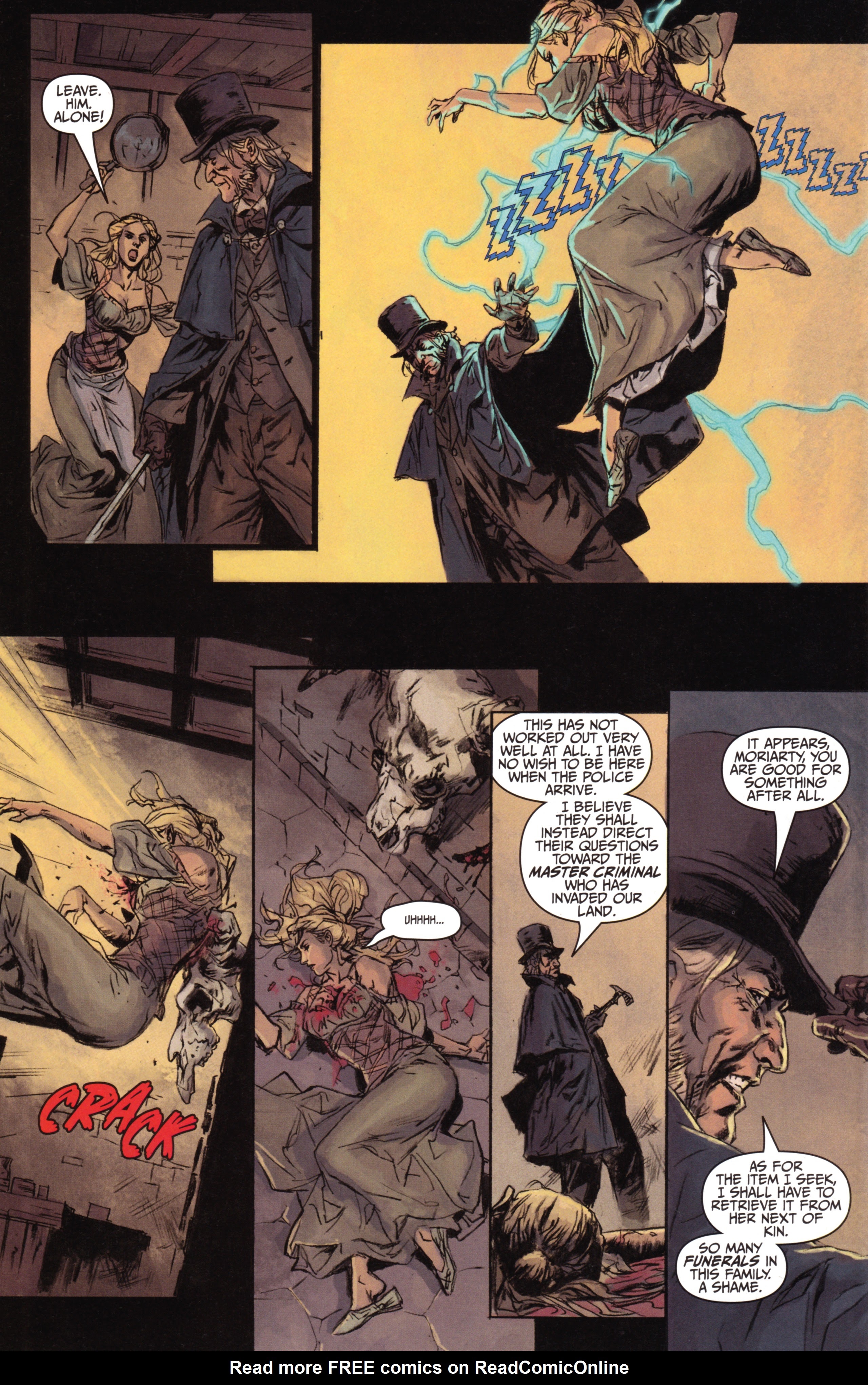 Read online Sherlock Holmes: Moriarty Lives comic -  Issue #1 - 21