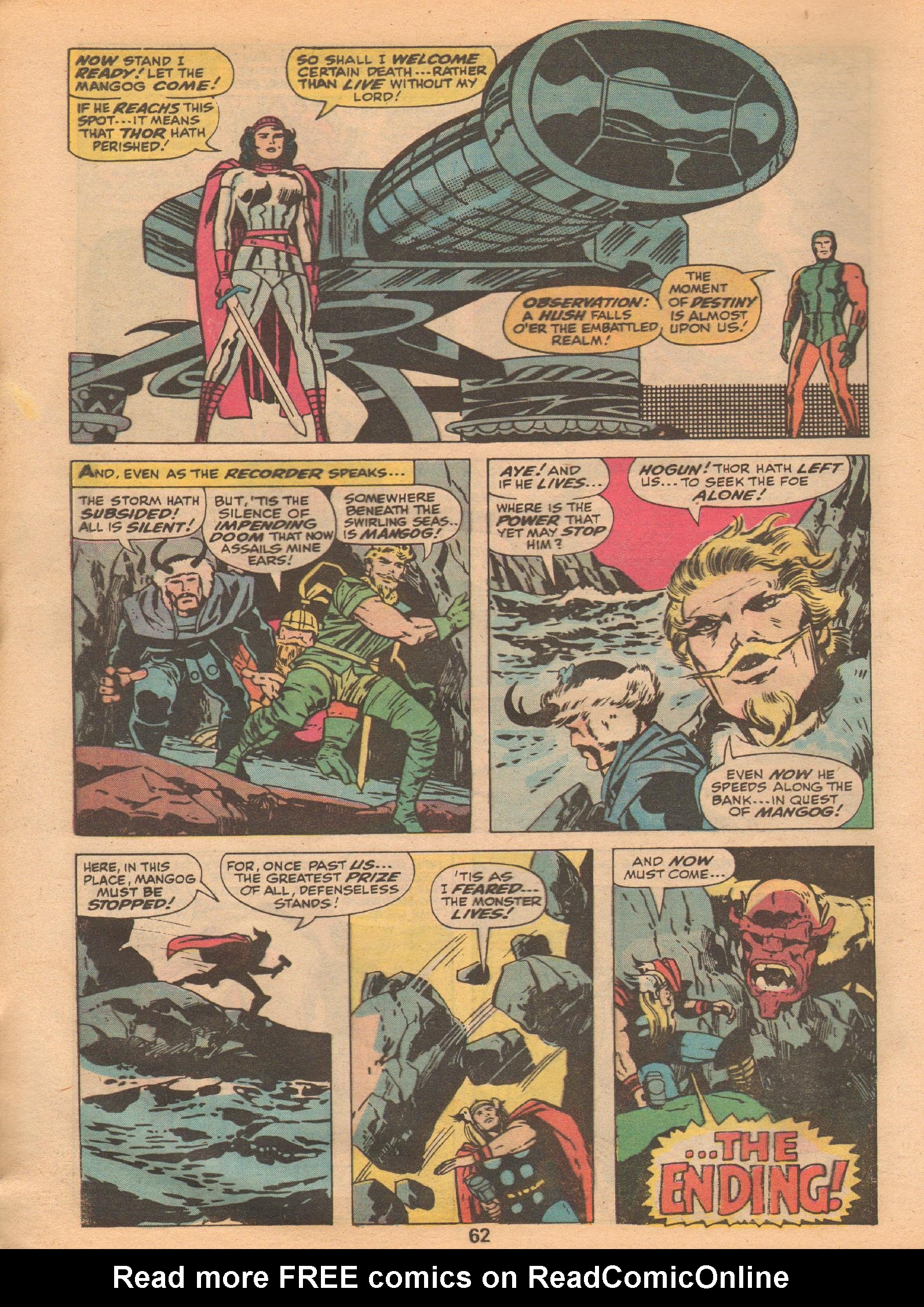 Read online Marvel Treasury Edition comic -  Issue #10 - 62