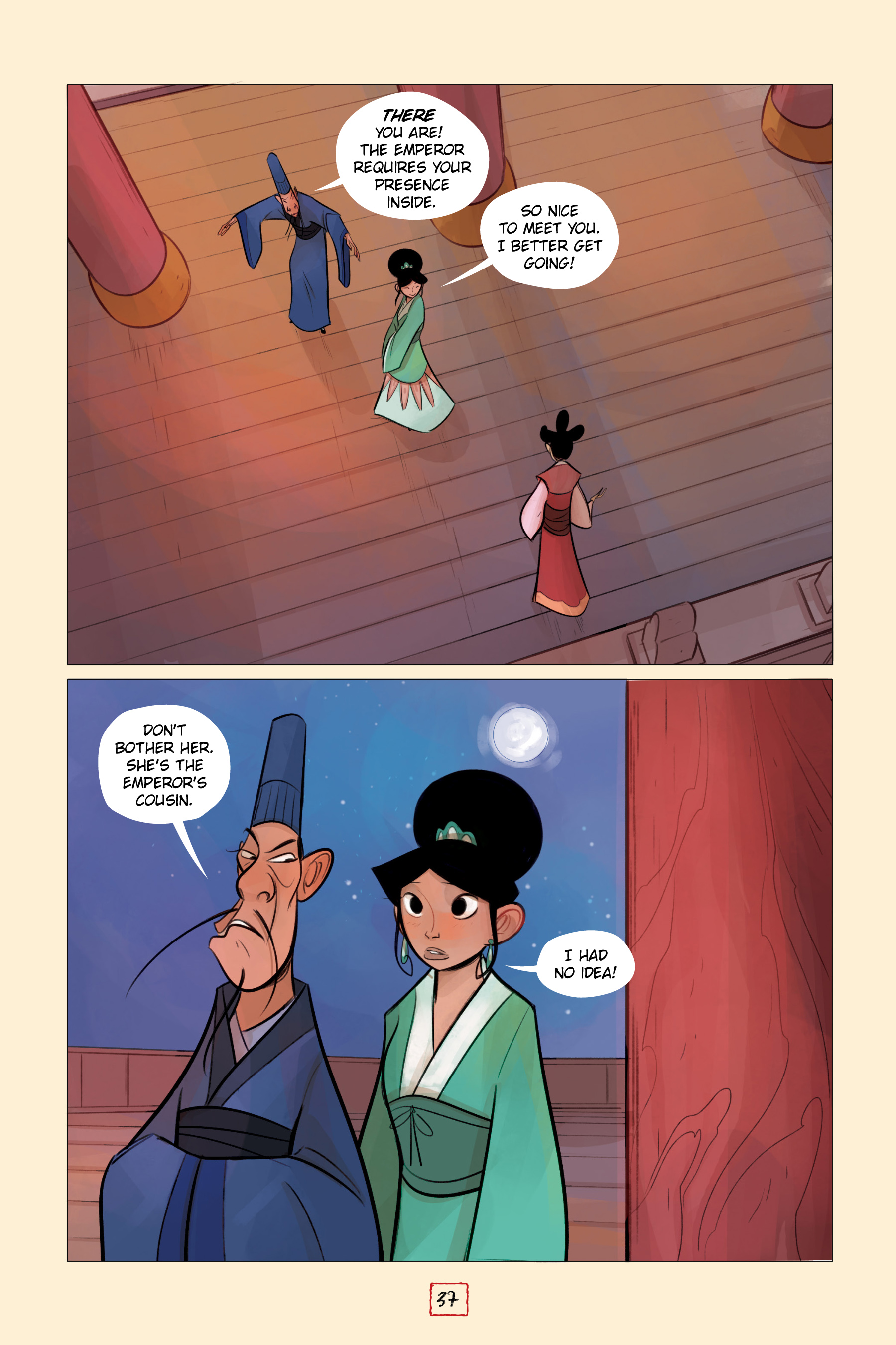 Read online Disney Mulan's Adventure Journal: The Palace of Secrets comic -  Issue # TPB - 38
