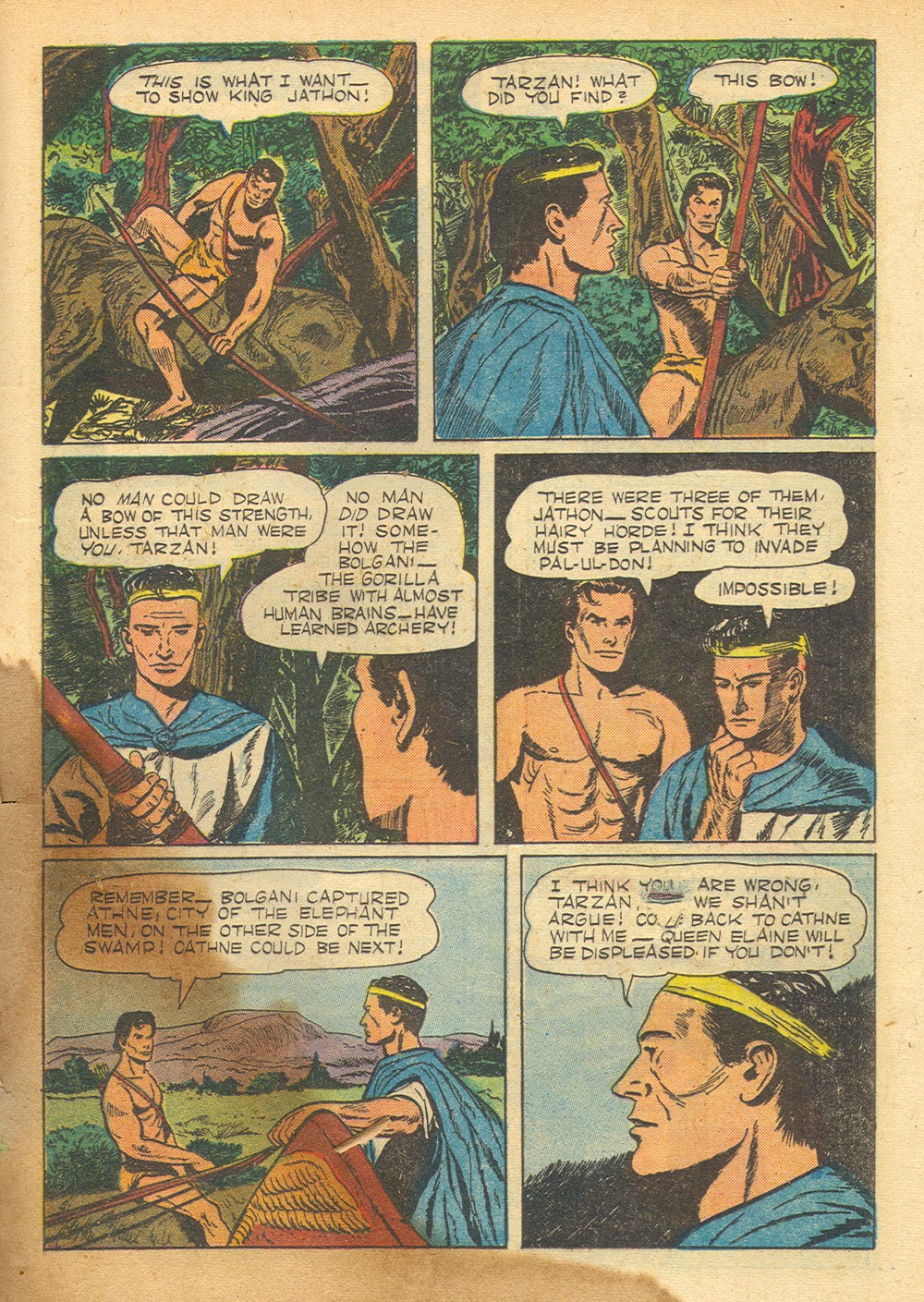 Read online Tarzan (1948) comic -  Issue #54 - 29