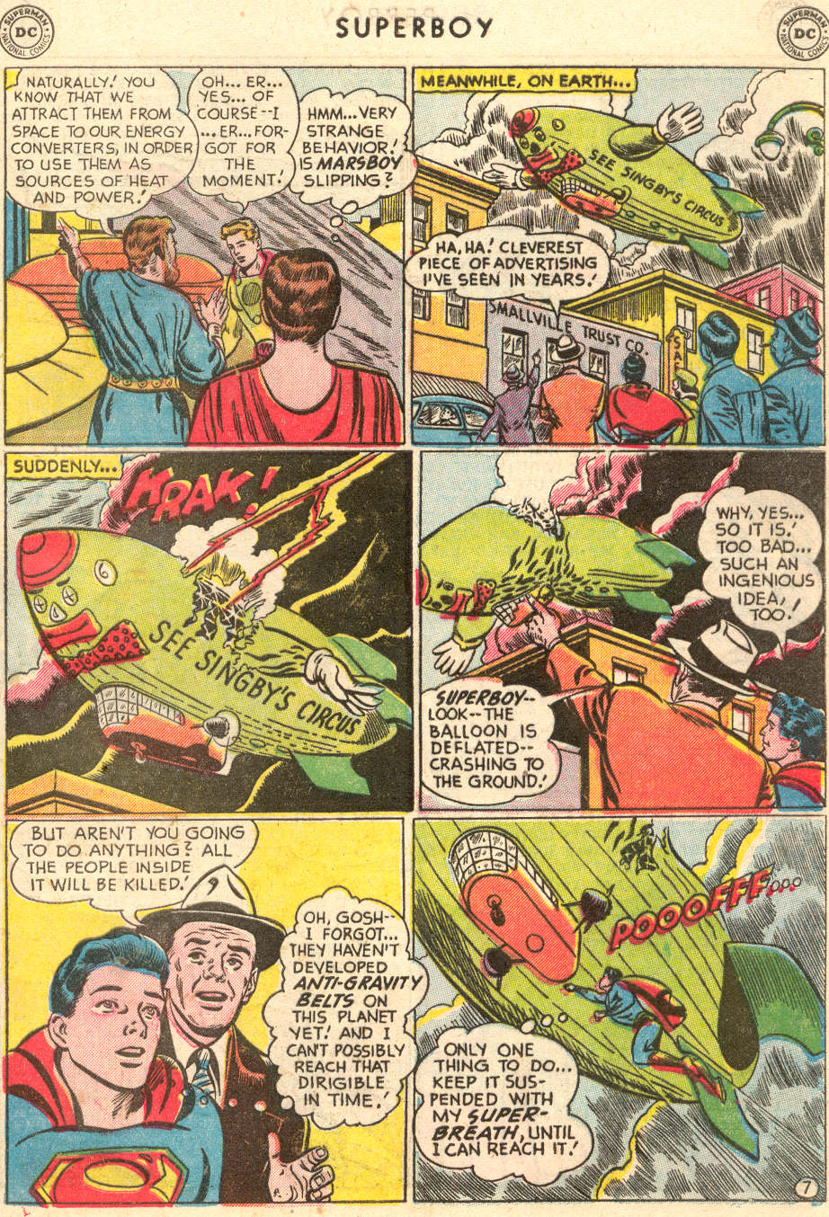 Read online Superboy (1949) comic -  Issue #16 - 36