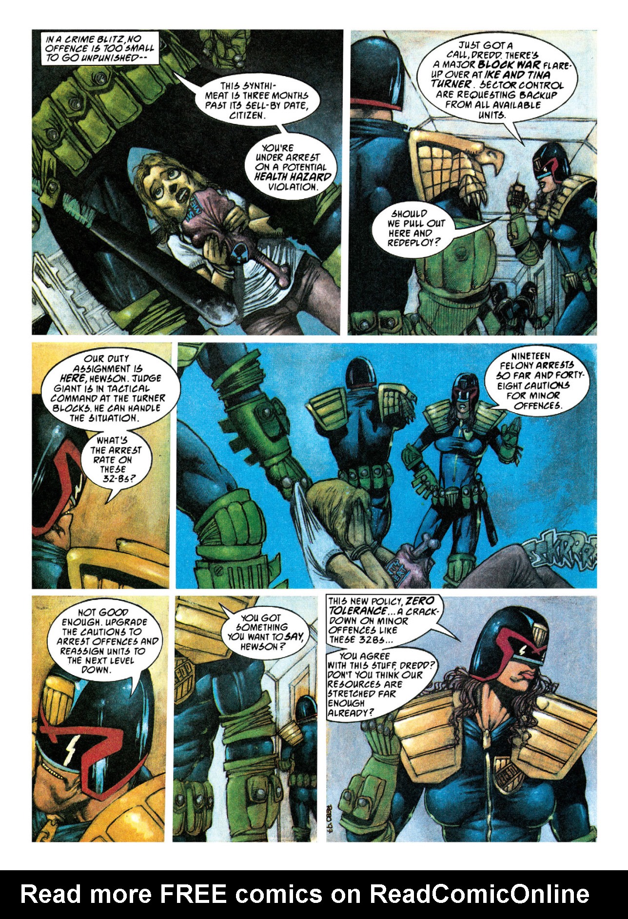 Read online Judge Dredd: The Complete Case Files comic -  Issue # TPB 26 - 307