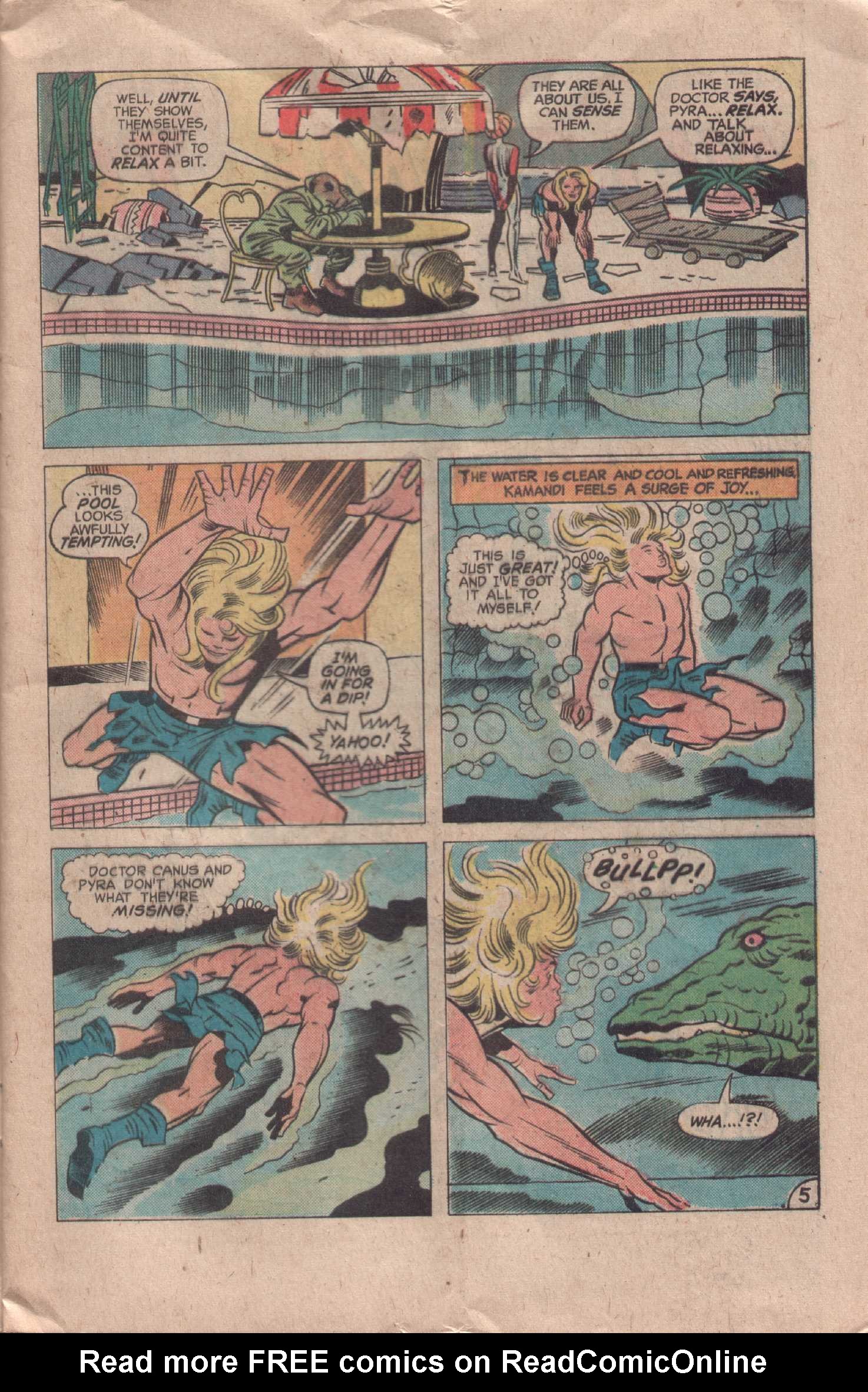 Read online Kamandi, The Last Boy On Earth comic -  Issue #36 - 6