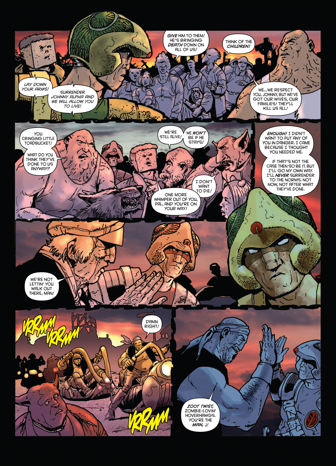 Read online Strontium Dog: The Life and Death of Johnny Alpha: Dogs of War comic -  Issue # TPB - 47