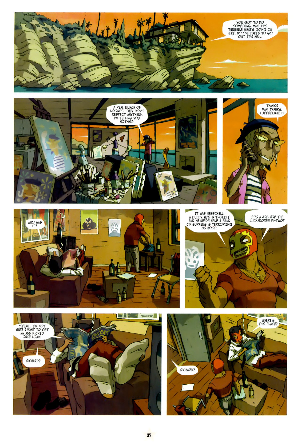 Read online Lucha Libre comic -  Issue #5 - 39