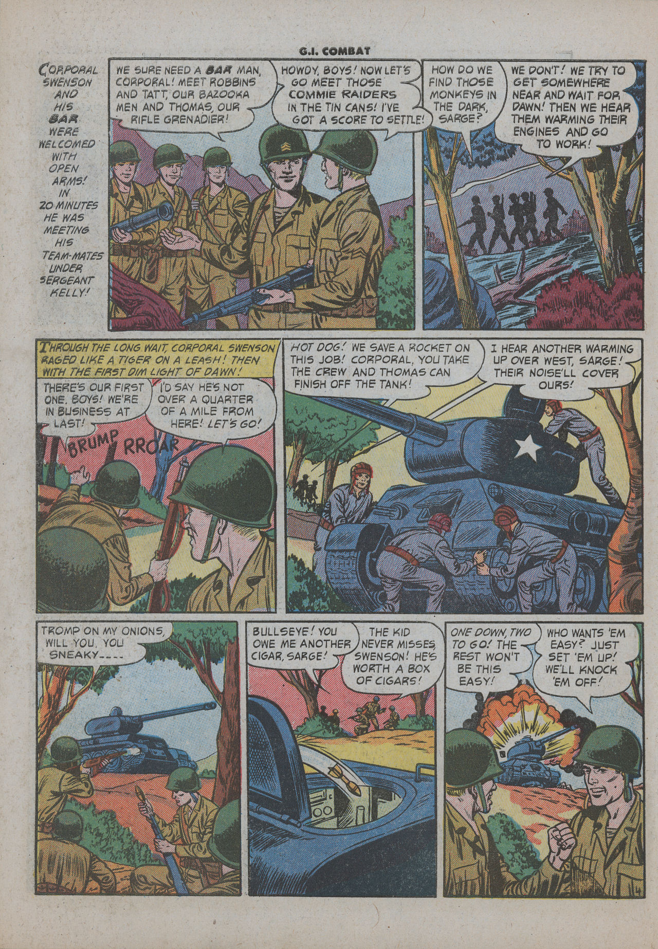 Read online G.I. Combat (1952) comic -  Issue #33 - 31