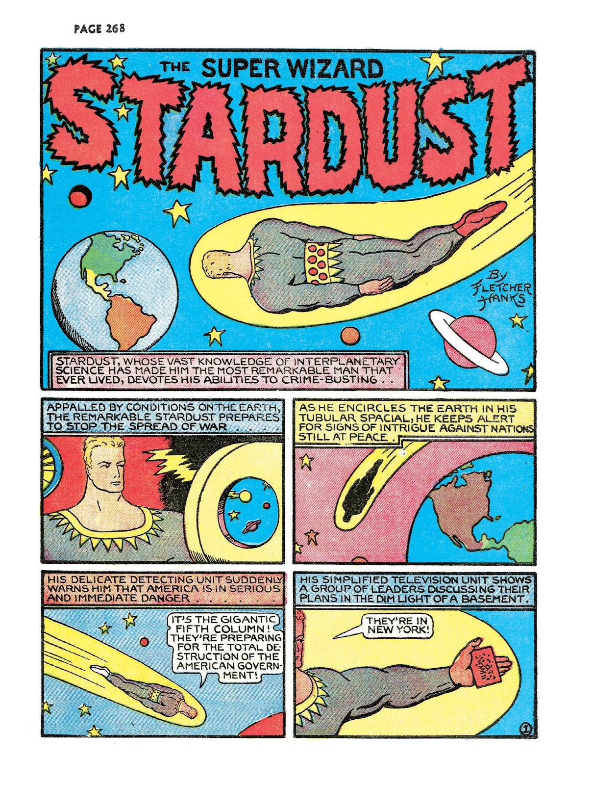 Turn Loose Our Death Rays and Kill Them All!: The Complete Works of Fletcher Hanks issue TPB (Part 4) - Page 1