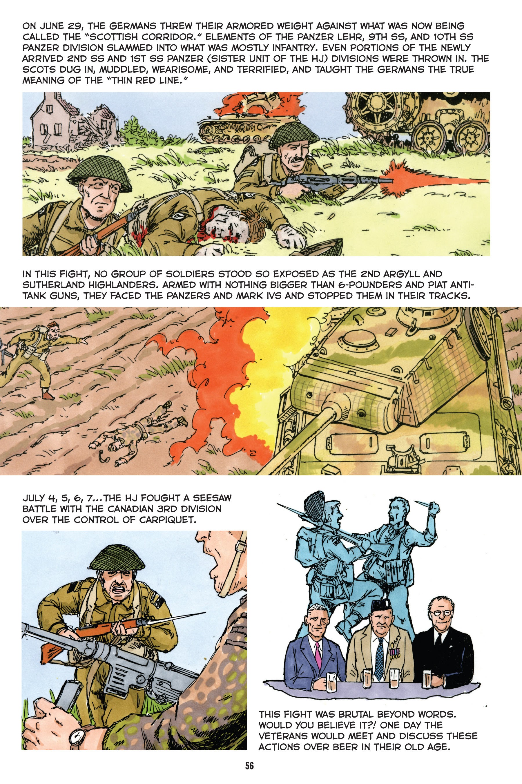 Read online Normandy: A Graphic History of D-Day, the Allied Invasion of Hitler's Fortress Europe comic -  Issue # TPB - 57