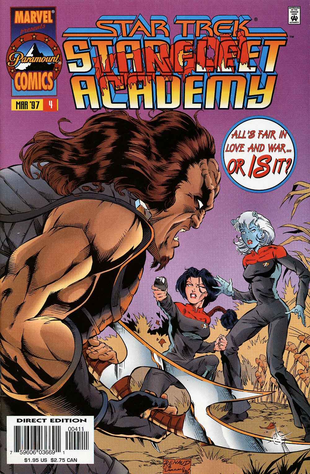 Read online Star Trek: Starfleet Academy (1996) comic -  Issue #4 - 1