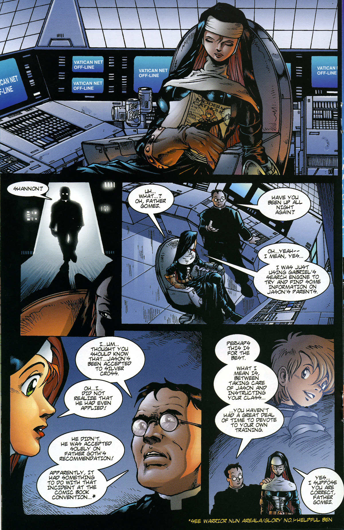 Read online Warrior Nun Areala: Resurrection comic -  Issue #1 - 17