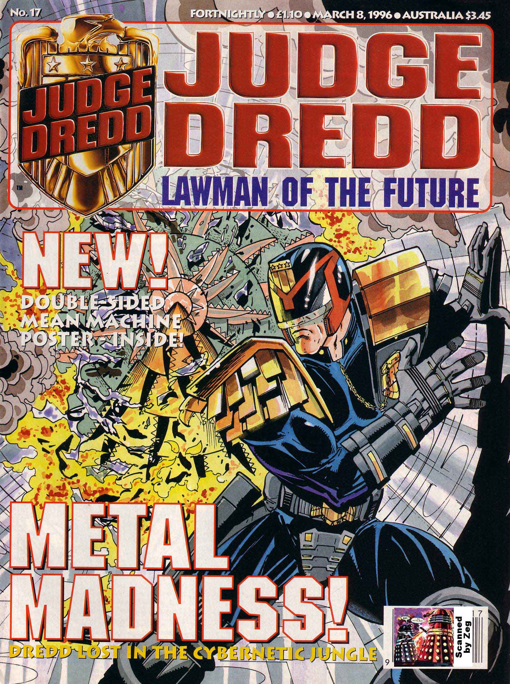 Read online Judge Dredd Lawman of the Future comic -  Issue #17 - 1