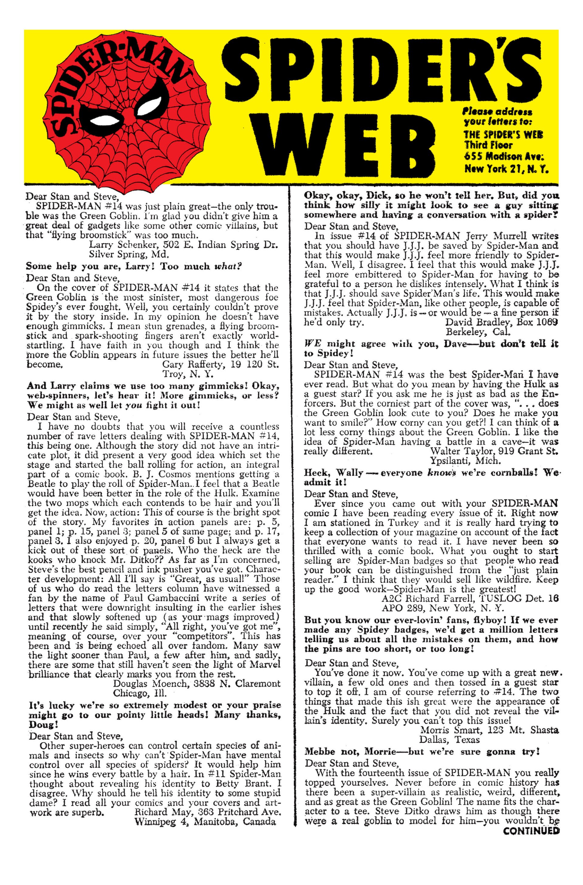 Read online The Amazing Spider-Man (1963) comic -  Issue #17 - 24